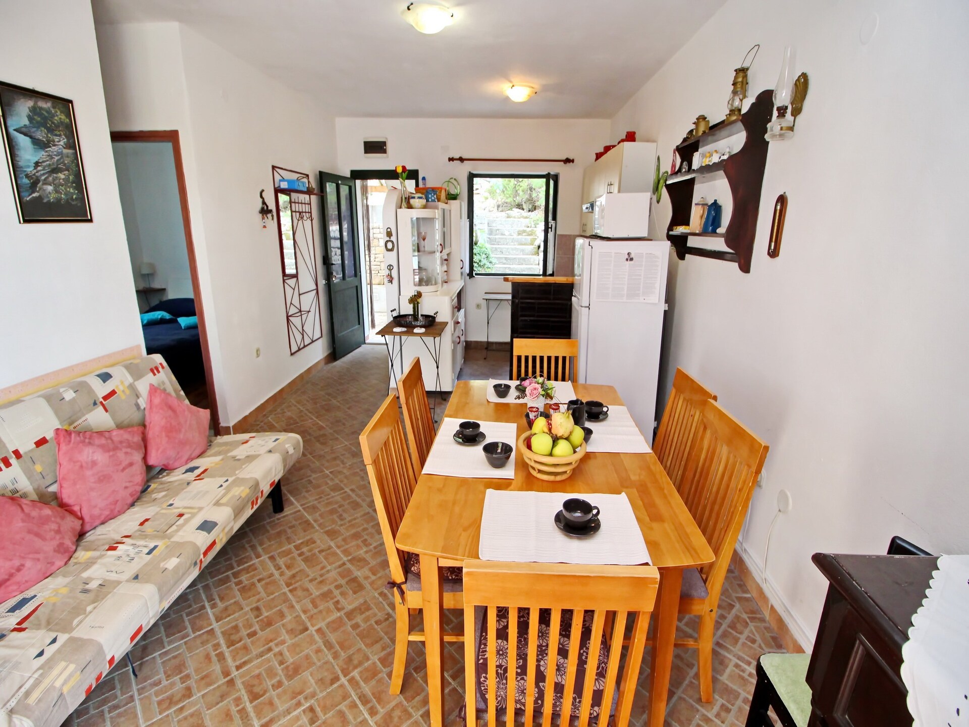 Op 300 m van het strand: Ruim appartement in Blato voor 5 personen - foto 2