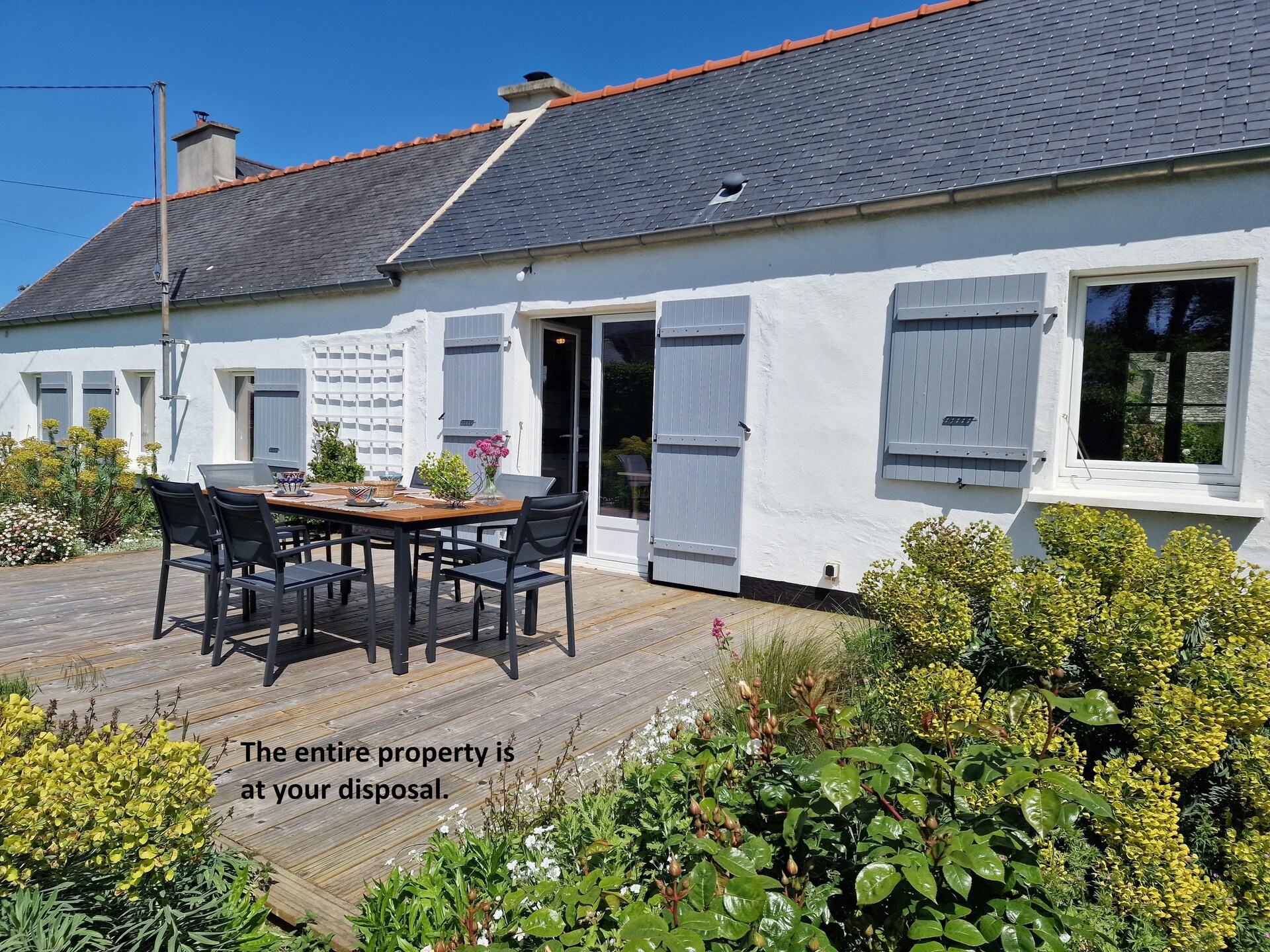 Licht vakantiehuis met omheinde tuin en terras, op 800m van het strand - foto 2