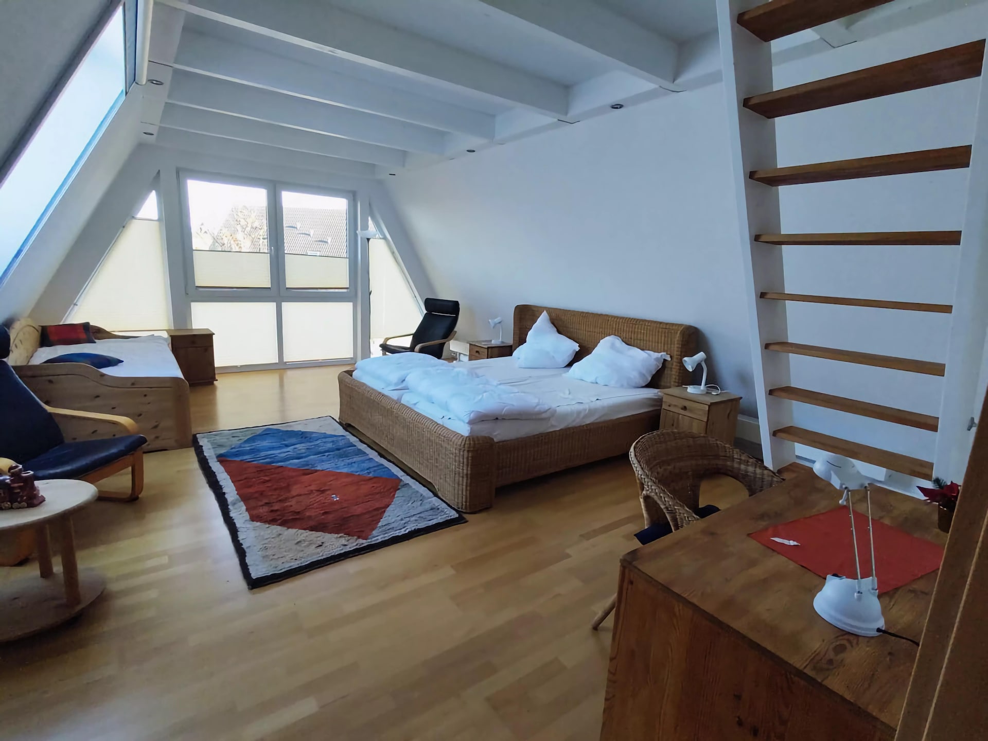 Op 1,0 km van het meer: Ruim appartement in Mirow voor 9 personen - foto 1