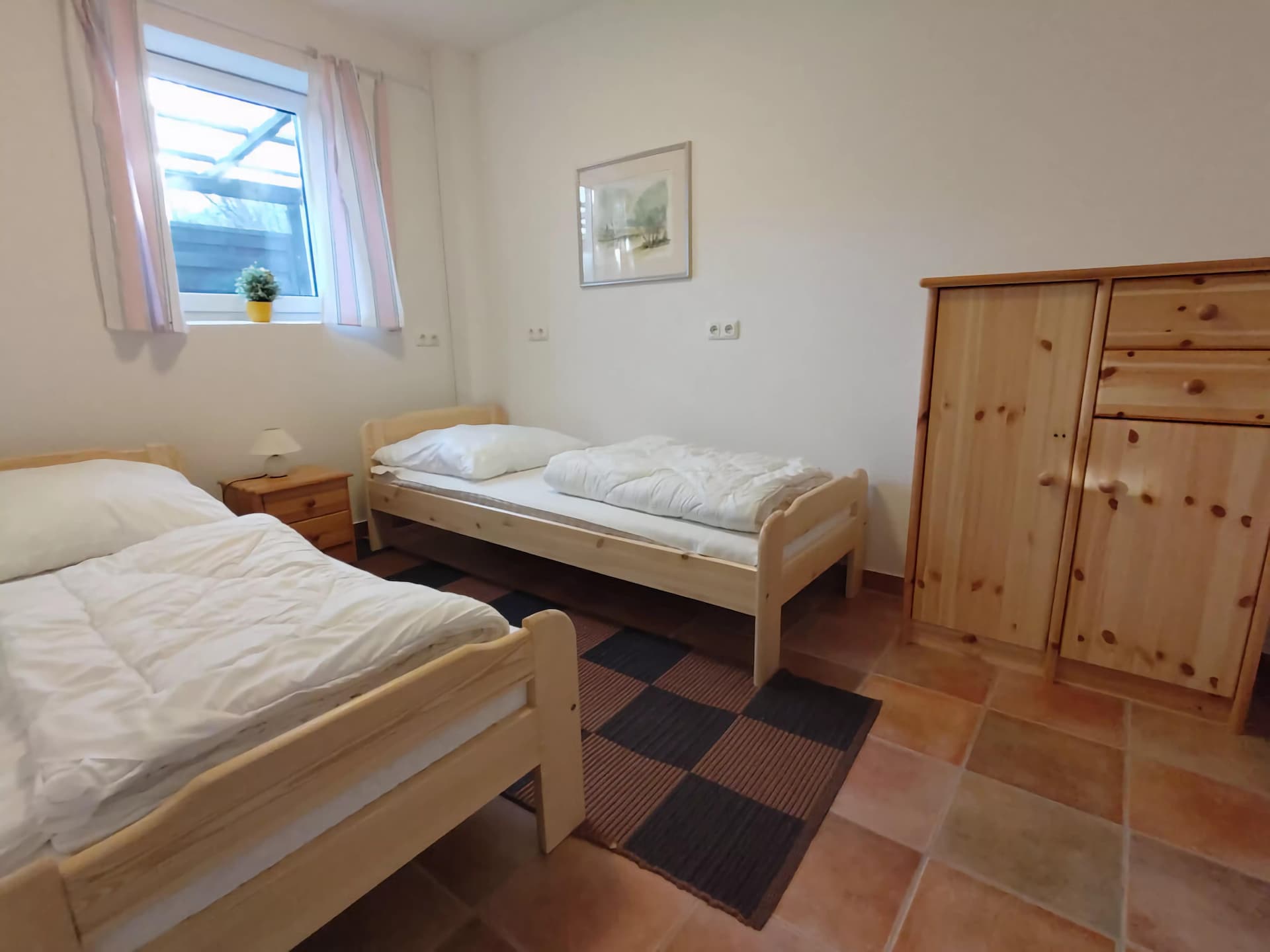 Op 1,0 km van het meer: Ruim appartement in Mirow voor 9 personen - foto 6