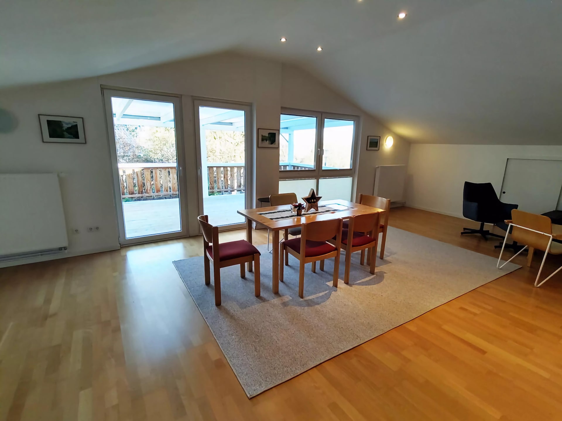 Op 1,0 km van het meer: Ruim appartement in Mirow voor 9 personen - foto 4