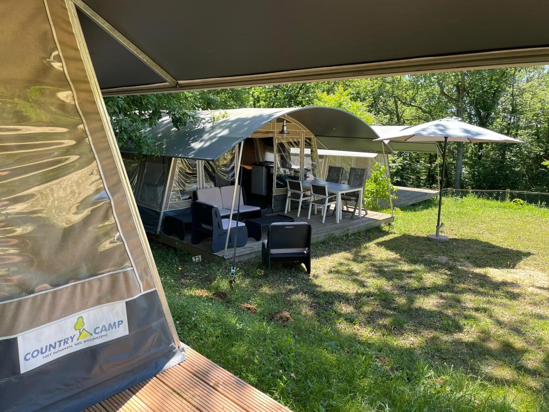Tentlodge voor 5 in de Dordogne met zwembad, huisdier welkom - foto 19