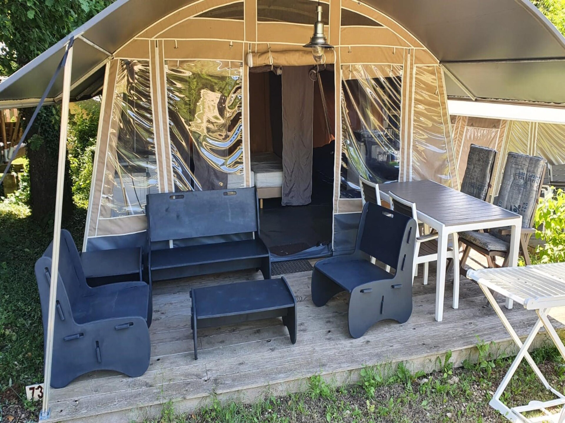Tentlodge voor 5 in de Dordogne met zwembad, huisdier welkom - foto 25