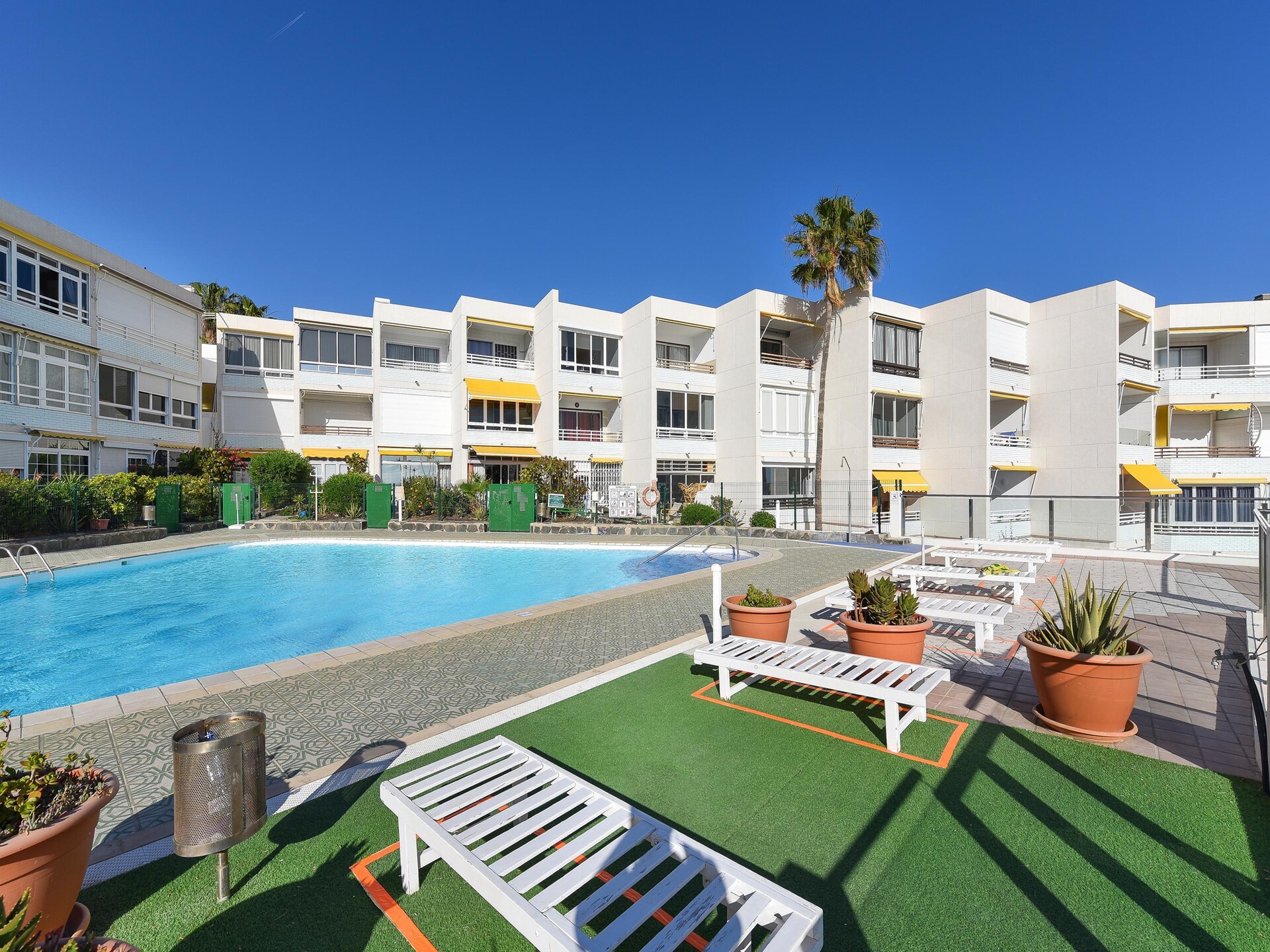 Gerenoveerde studio met zeezicht en zwembad in Maspalomas - foto 15