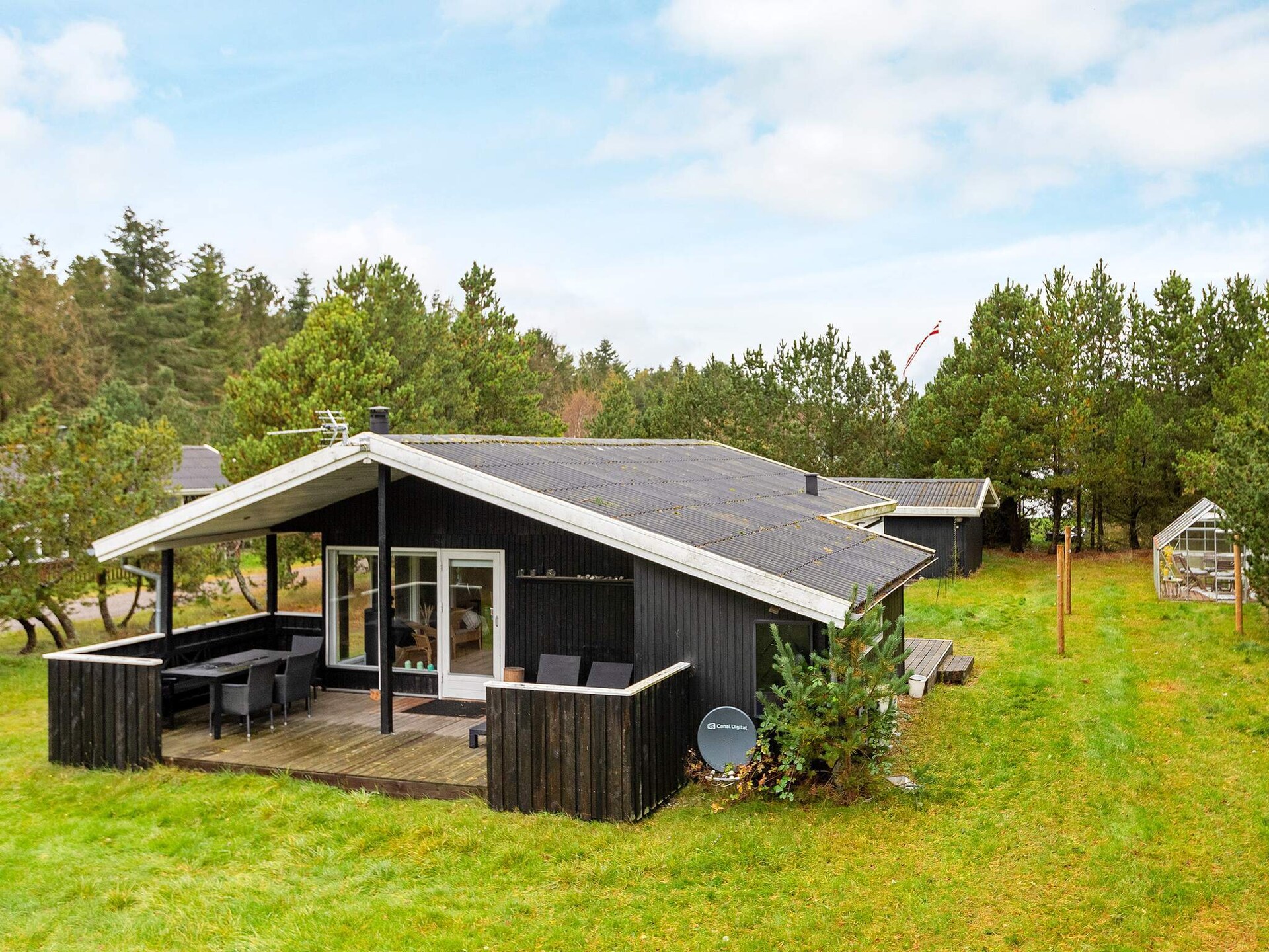 Vrijstaand vakantiehuis aan de golfbaan bij Hals, 900m van het strand - foto 4
