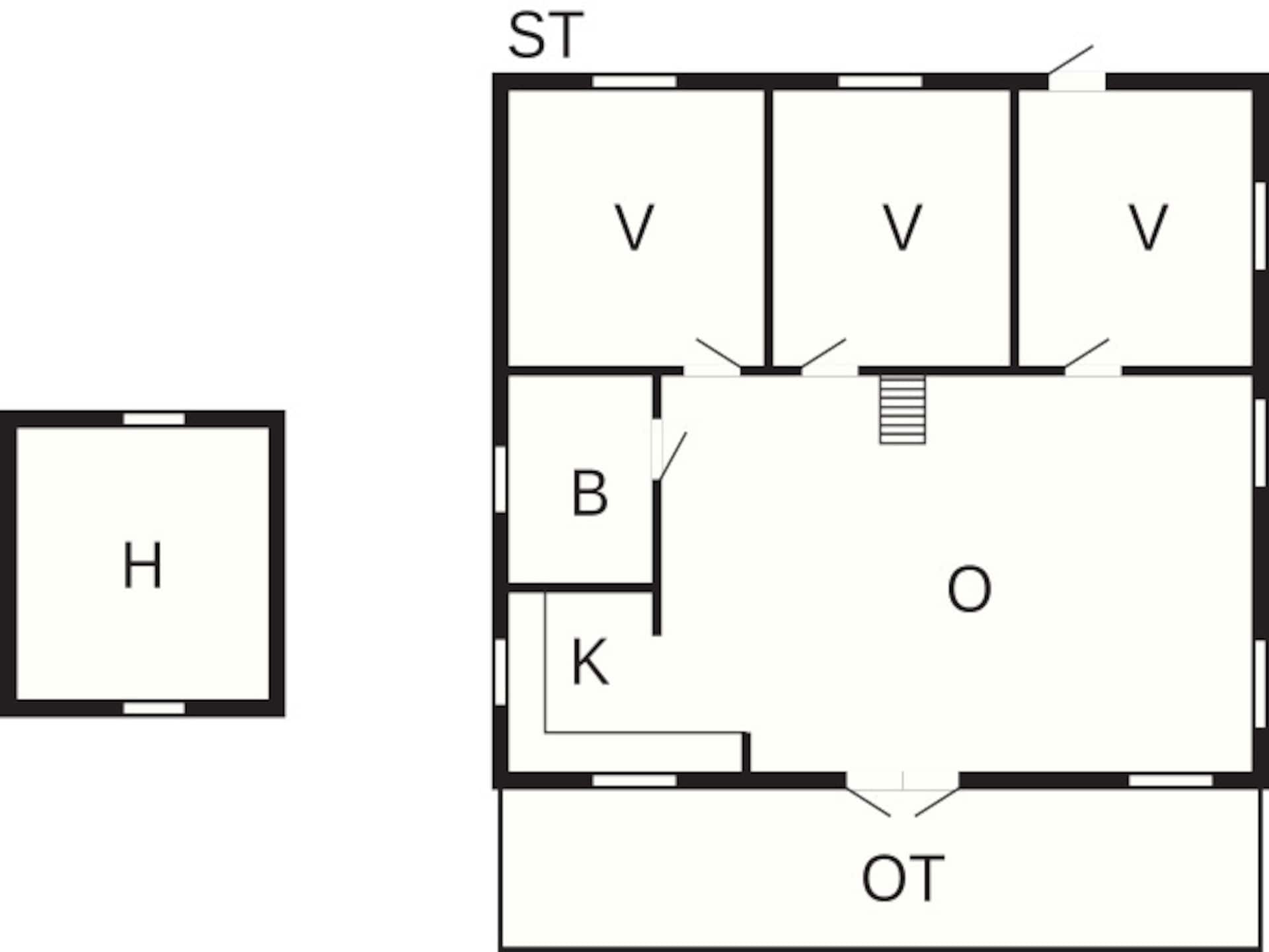 Authentiek blokhutvakantiehuis met grasdak nabij Rønne - foto 27