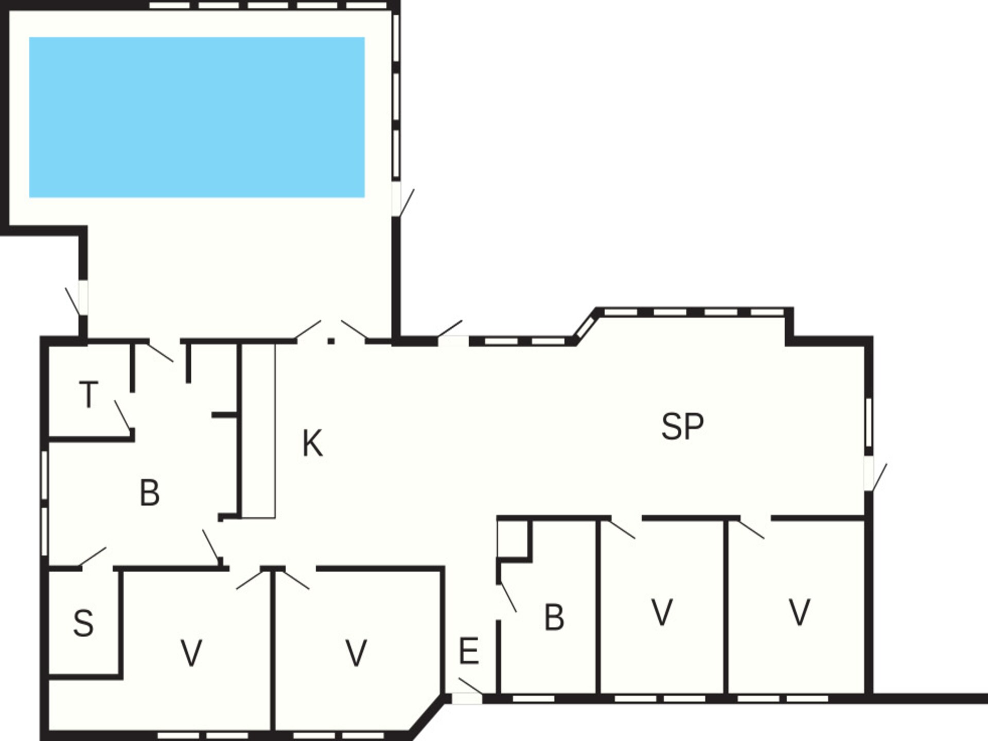 Ruim vakantiehuis voor 12 met privézwembad, sauna en whirlpool op 500m van strand - foto 41