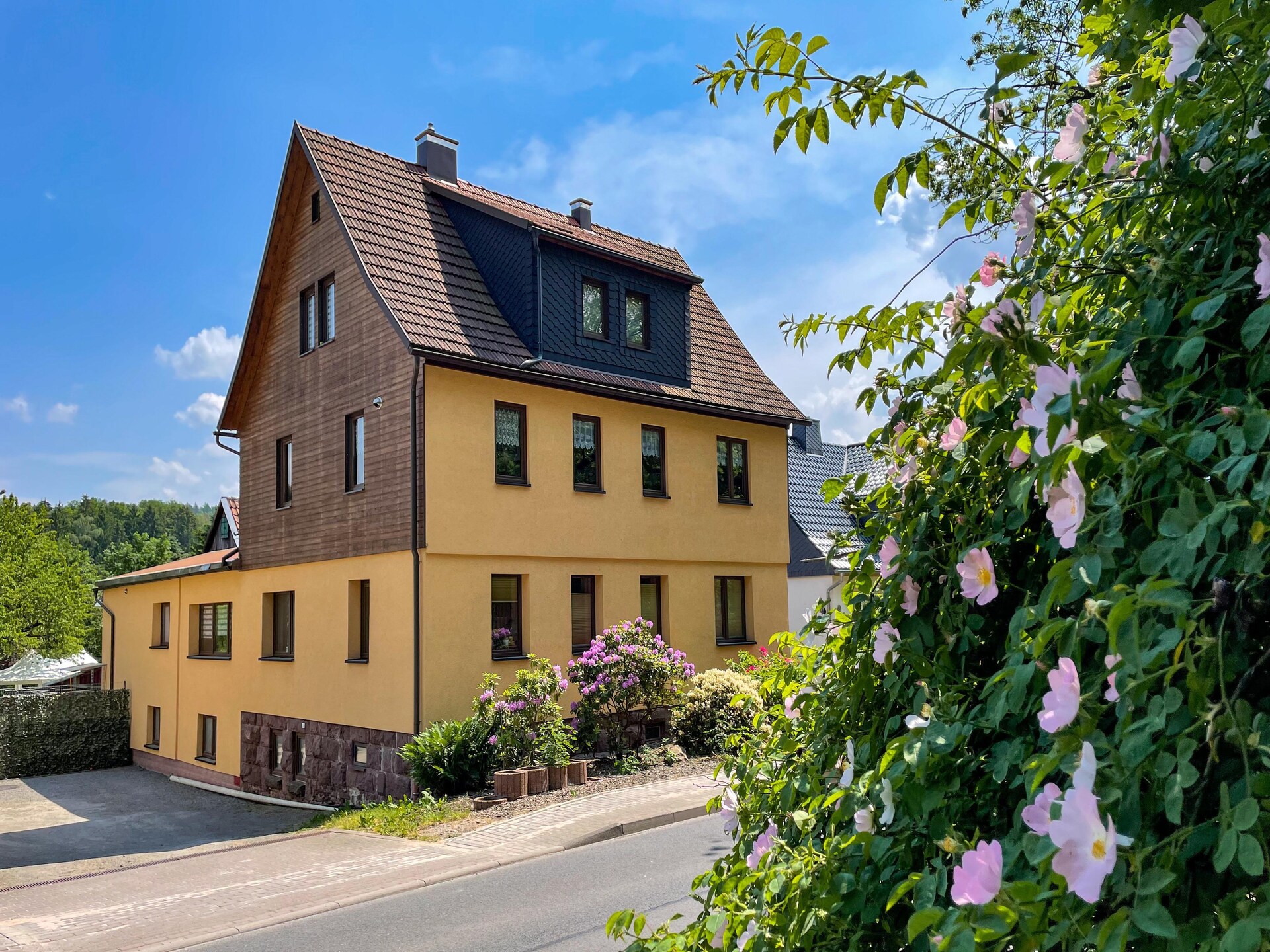 Licht appartement met airco & terras midden in het Thüringer Woud - foto 1