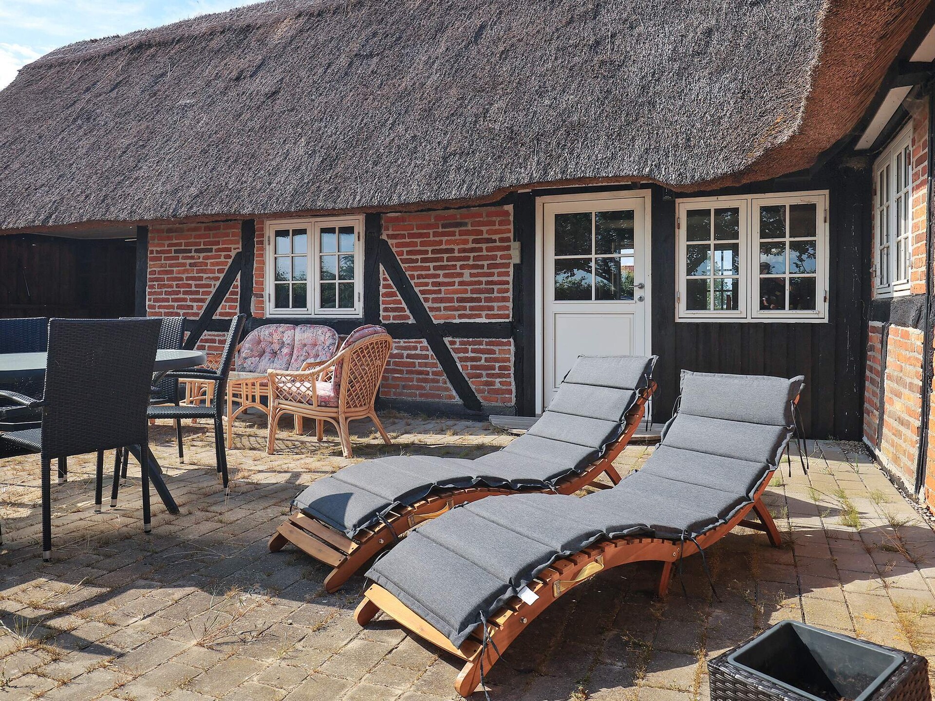 Sfeervol rietgedekt vakantiehuis bij Sakskøbing met uitzicht op zee - foto 32