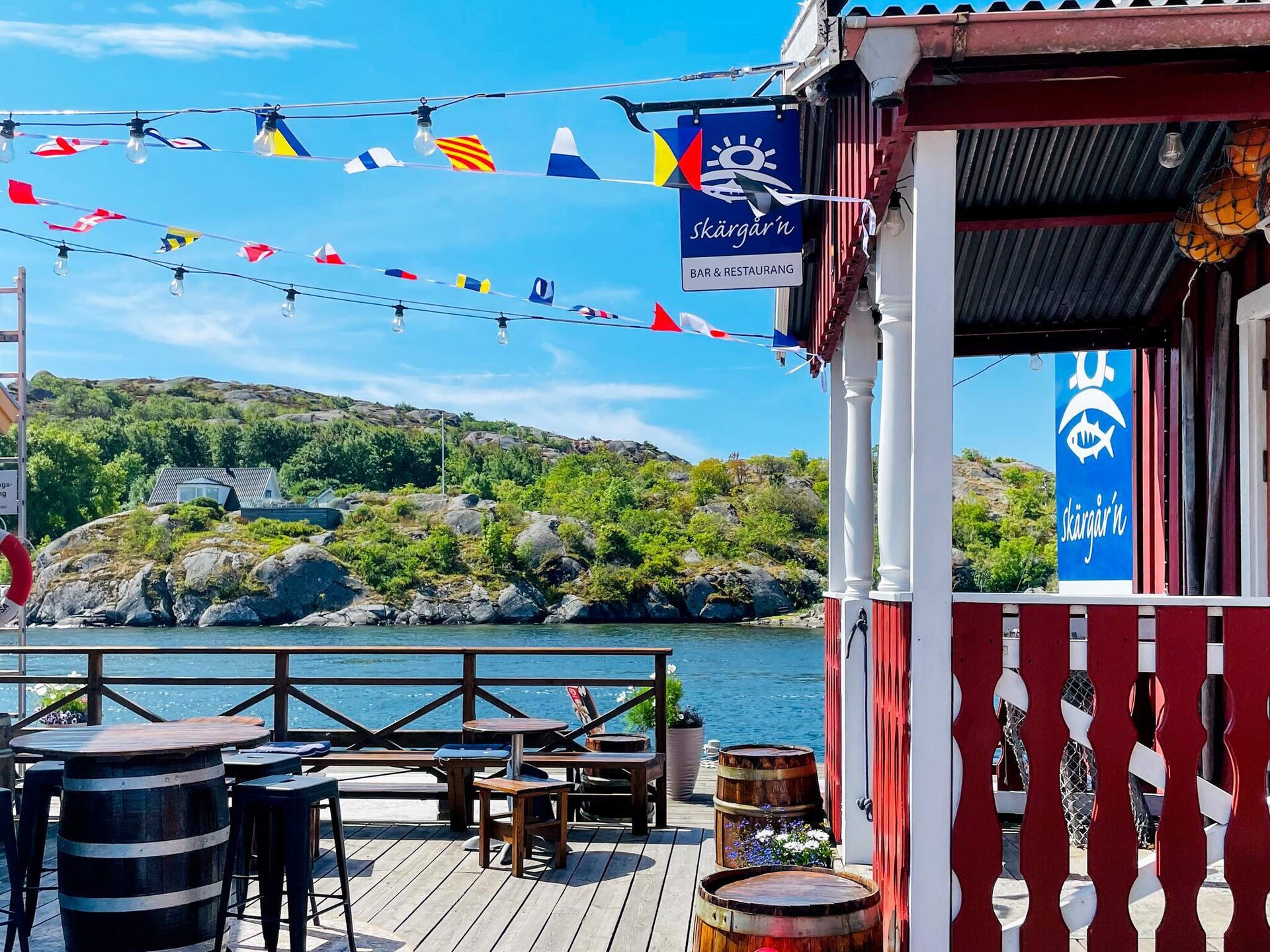 Knus wit vakantiehuisje op Tjörn, vlakbij zee en golfbaan - foto 8