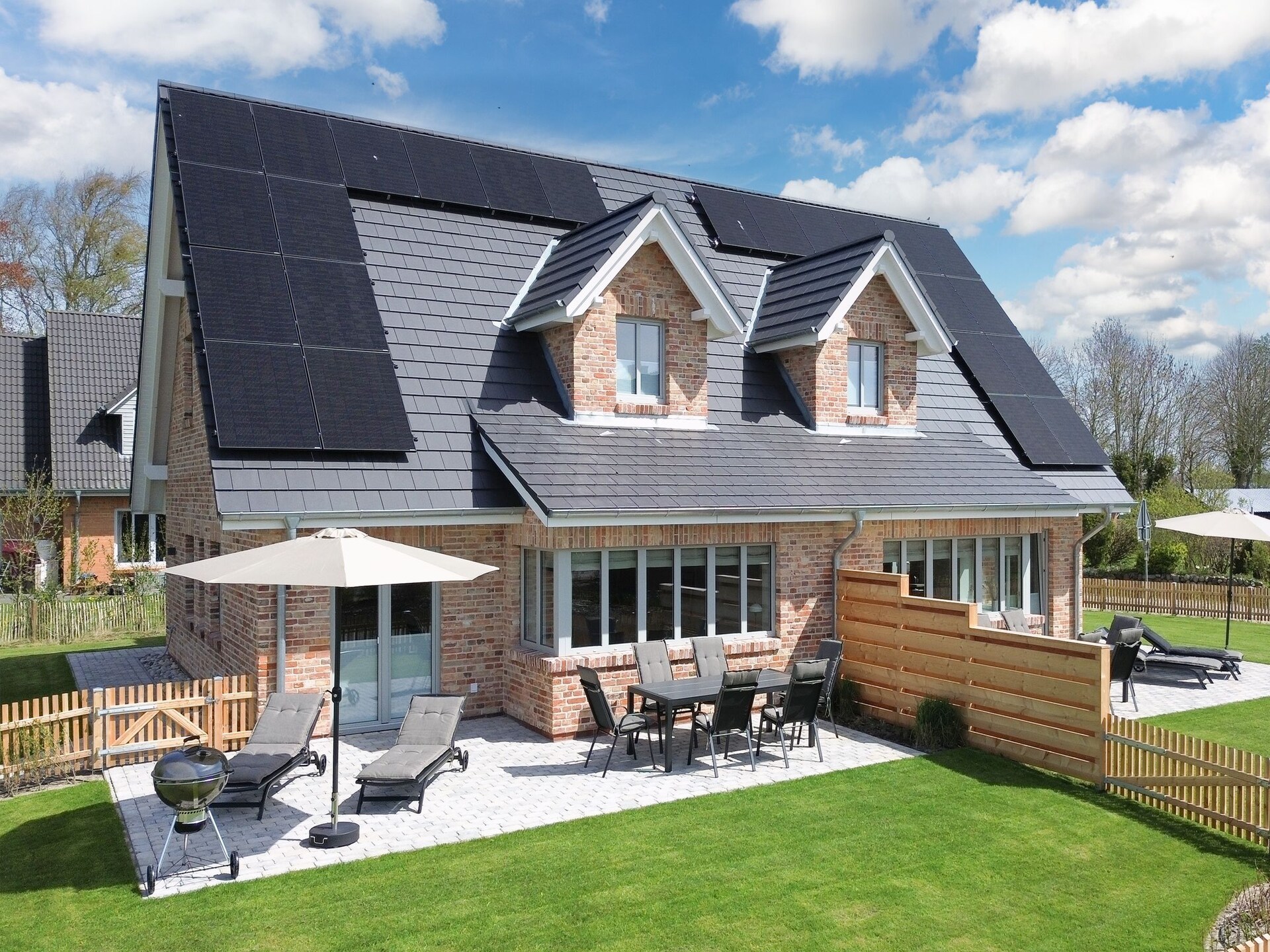Modern vakantiehuis met sauna en tuin nabij Niebüll, ideaal voor golfliefhebbers - foto 1