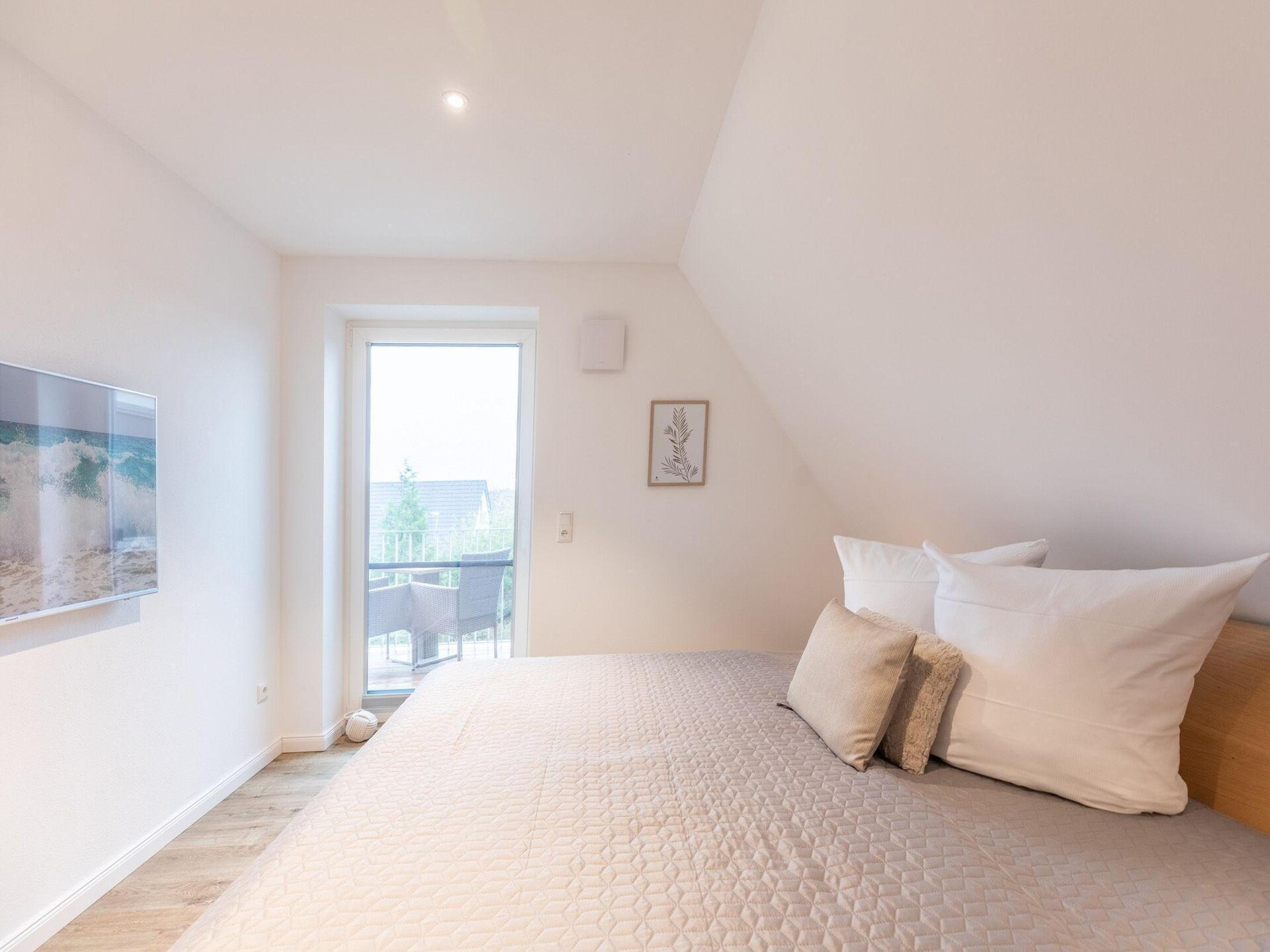 Lütje: Modern appartement met balkon in rustig St. Peter-Dorf, 1,7 km van zee - foto 13