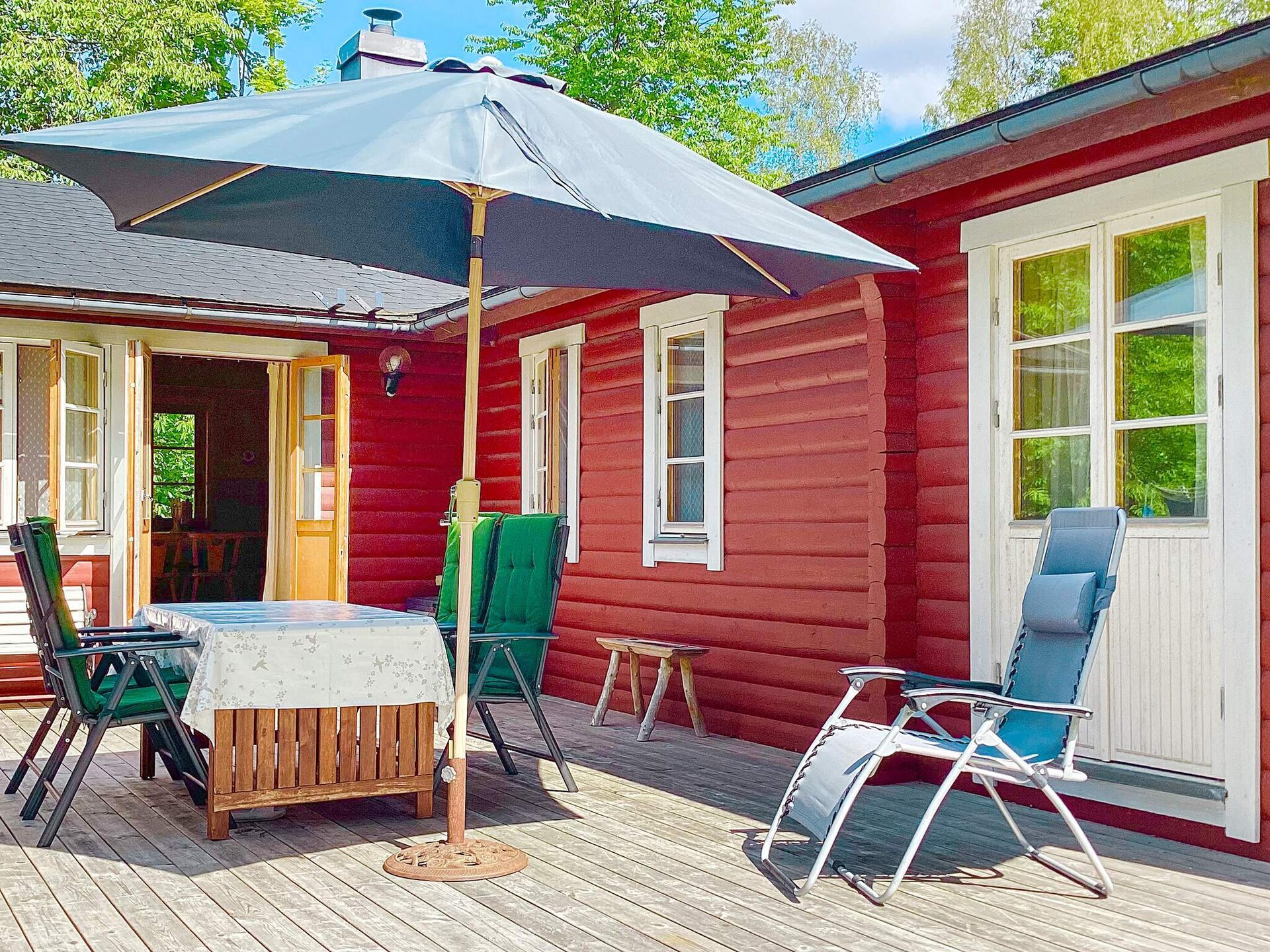 Vrijstaand vakantiehuis in Blidö, 150m van zee, met annex voor 8 personen - foto 3
