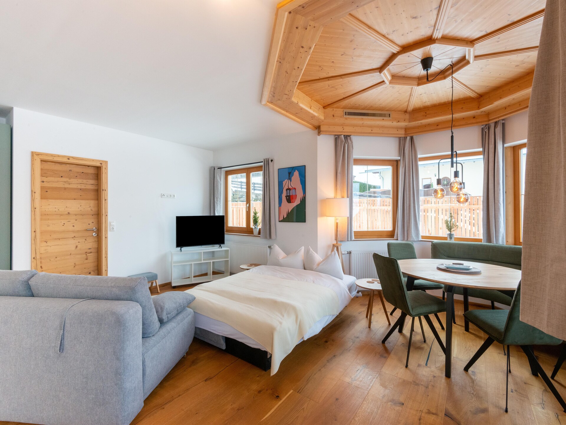 Modern bergappartement voor 6 met tuin en uitzicht in Neustift, Stubaital - foto 11