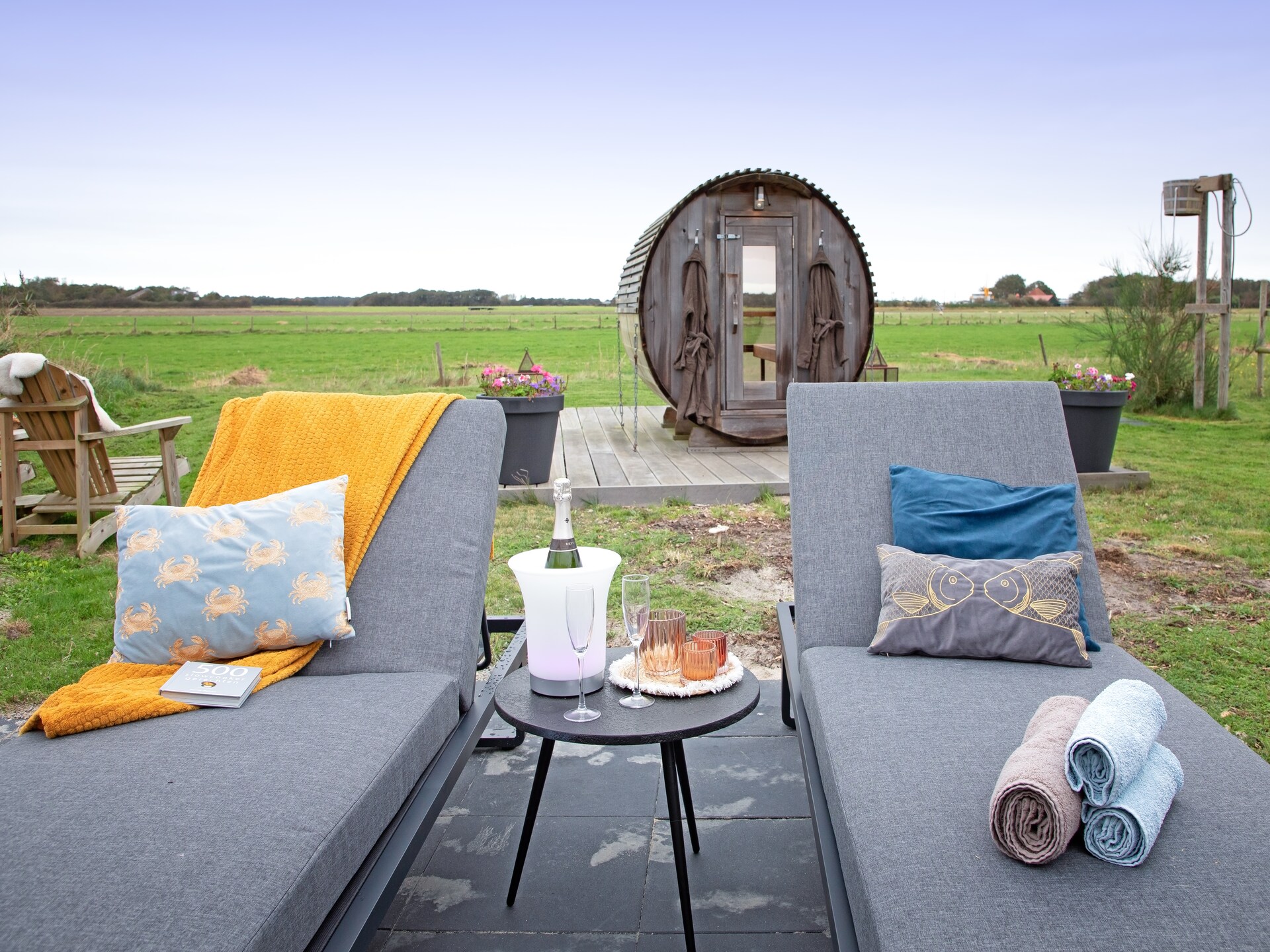 Wulpenweid 14: Luxe wellnesshuis voor twee op het Texelse platteland - foto 35