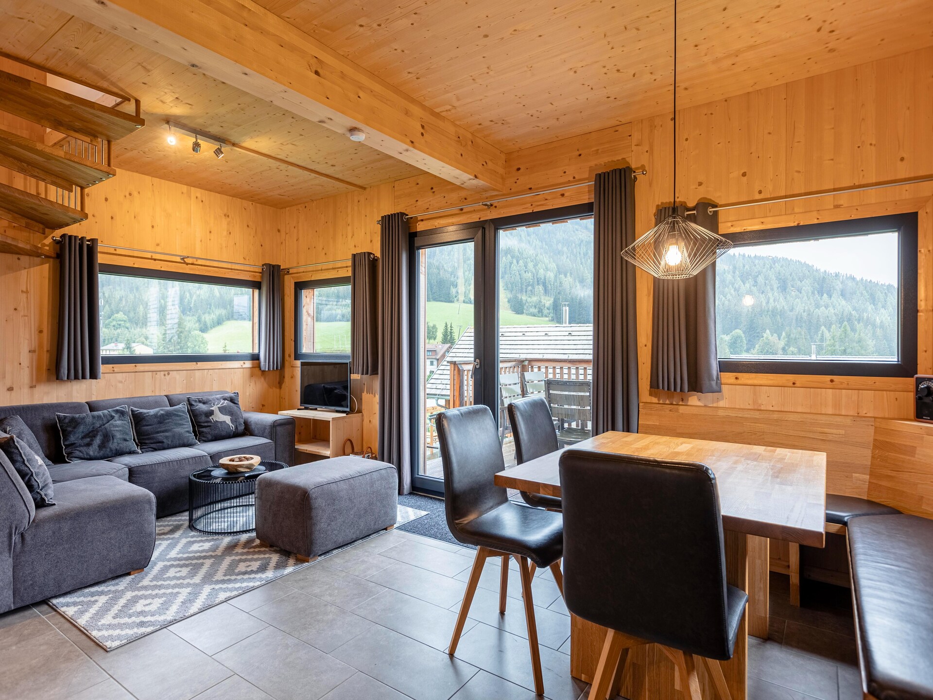 Vrijstaand chalet voor 6 personen aan de bosrand bij de skilift in Hohentauern - foto 6