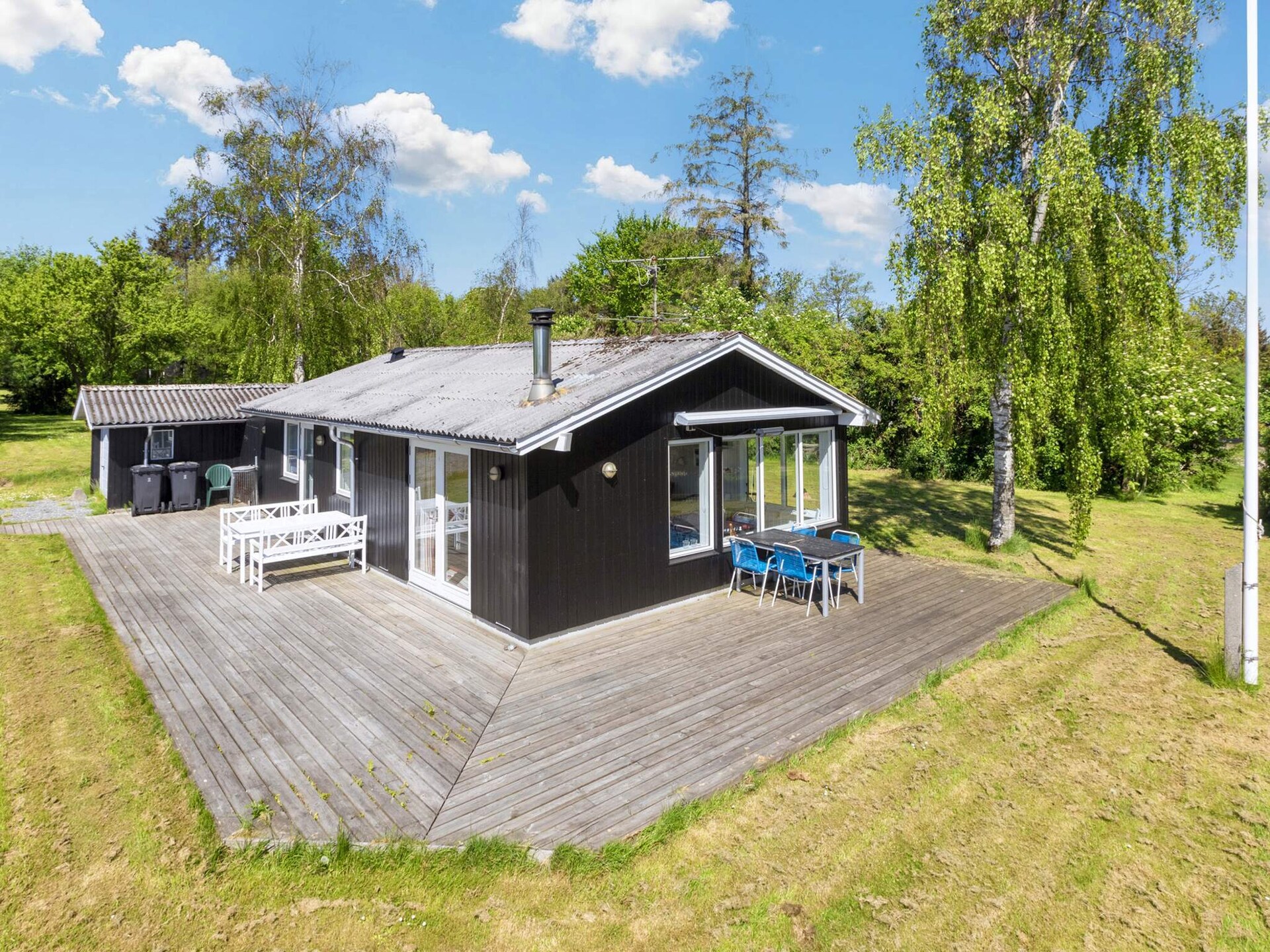Vrijstaand vakantiehuis op Mors met Limfjord-uitzicht en golfbaan - foto 4