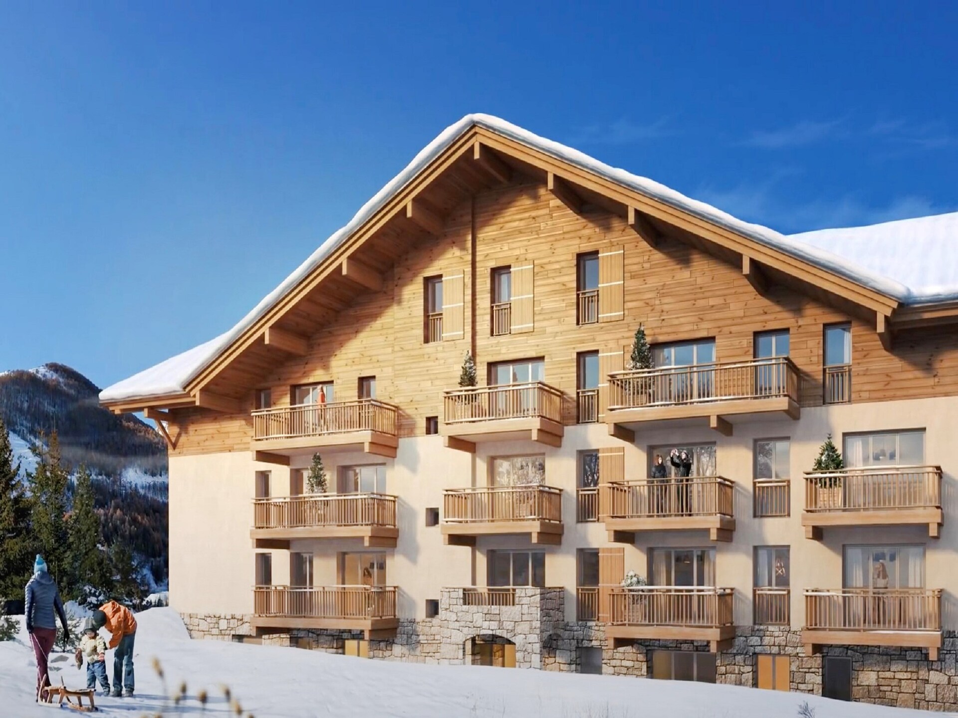 Modern appartement in Auron, vlakbij de piste met zwembad en sauna - foto 26