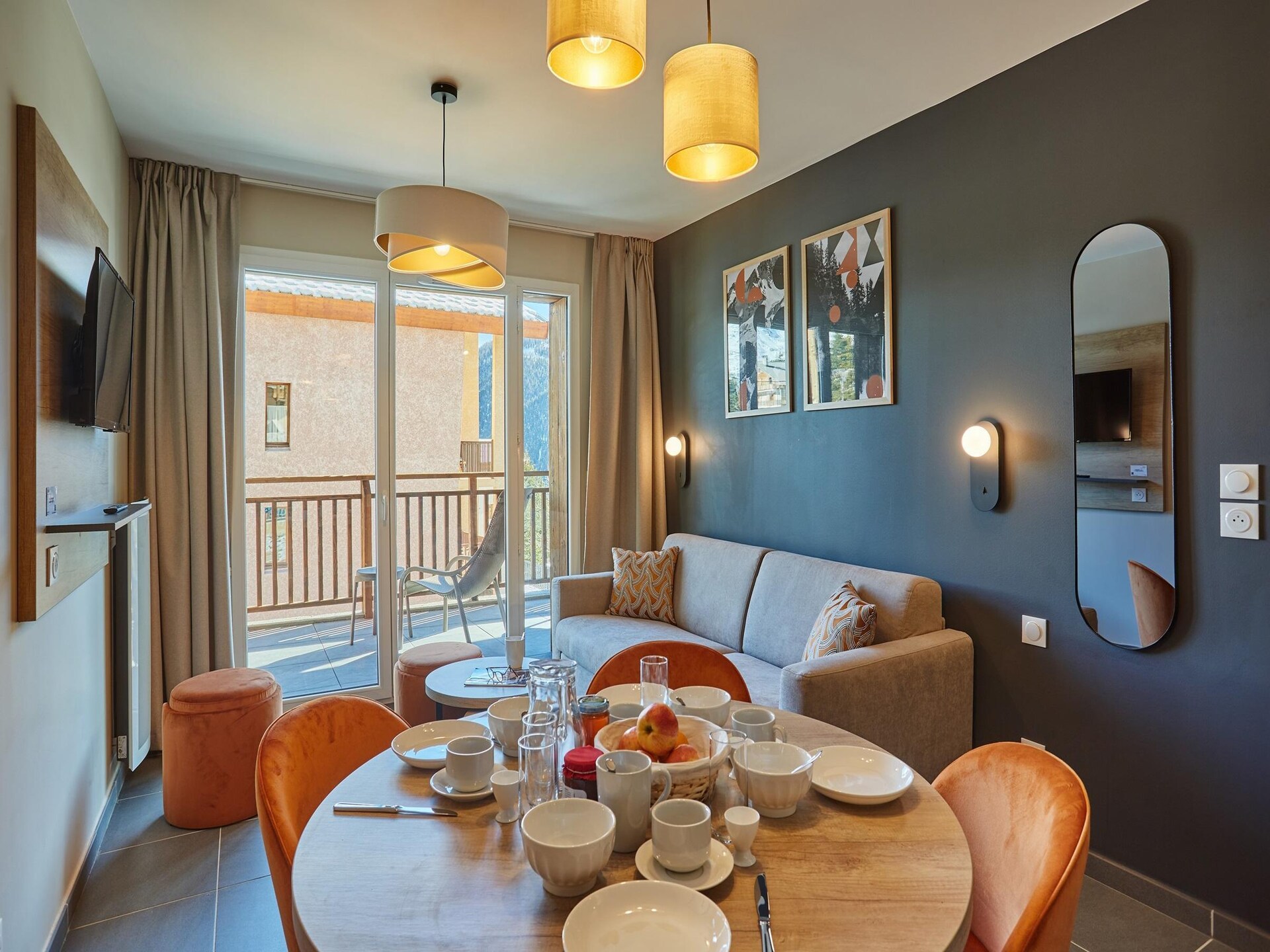 Modern appartement in Auron, vlakbij de piste met zwembad en sauna - foto 3