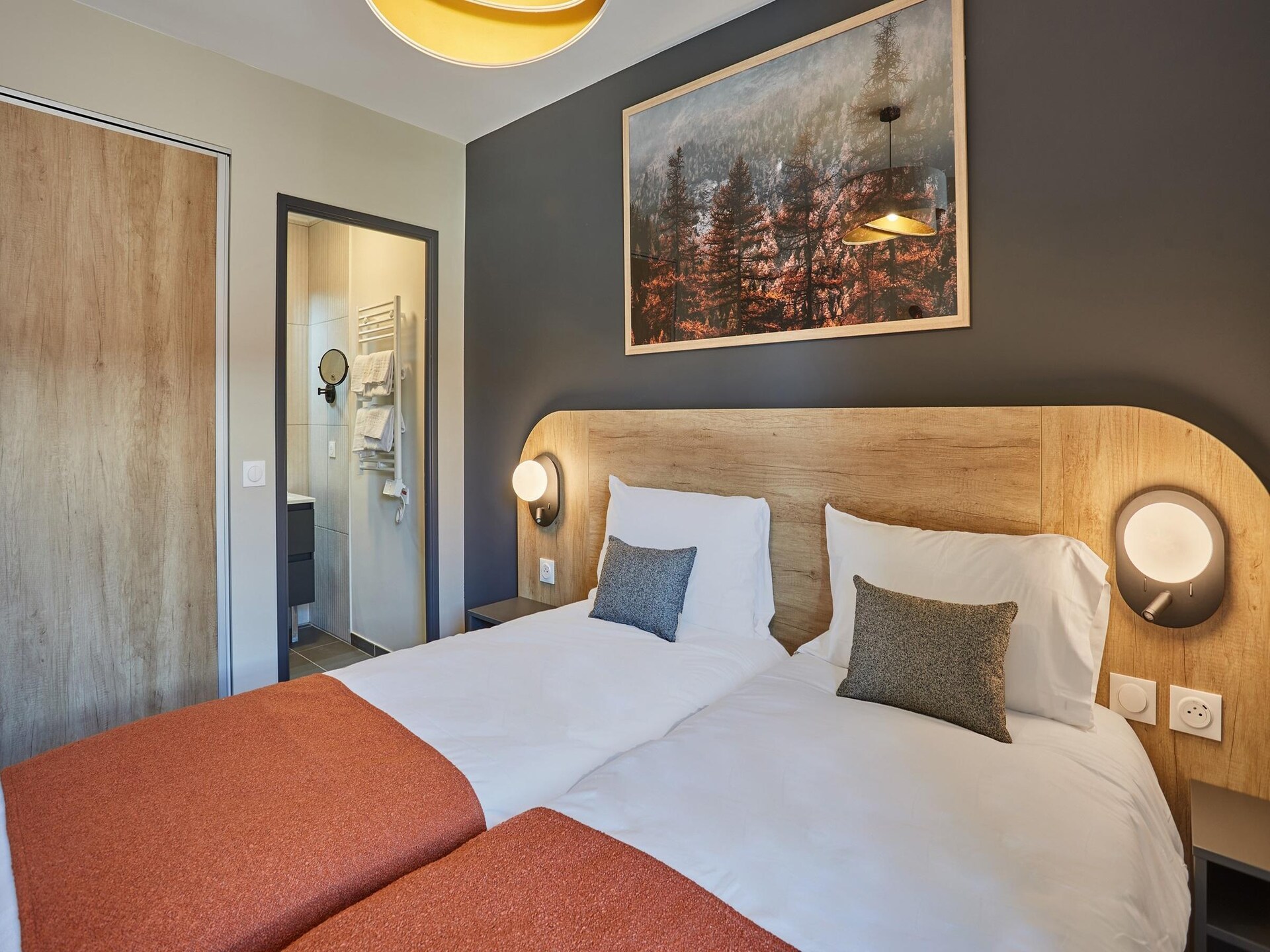 Modern appartement in Auron, vlakbij de piste met zwembad en sauna - foto 16
