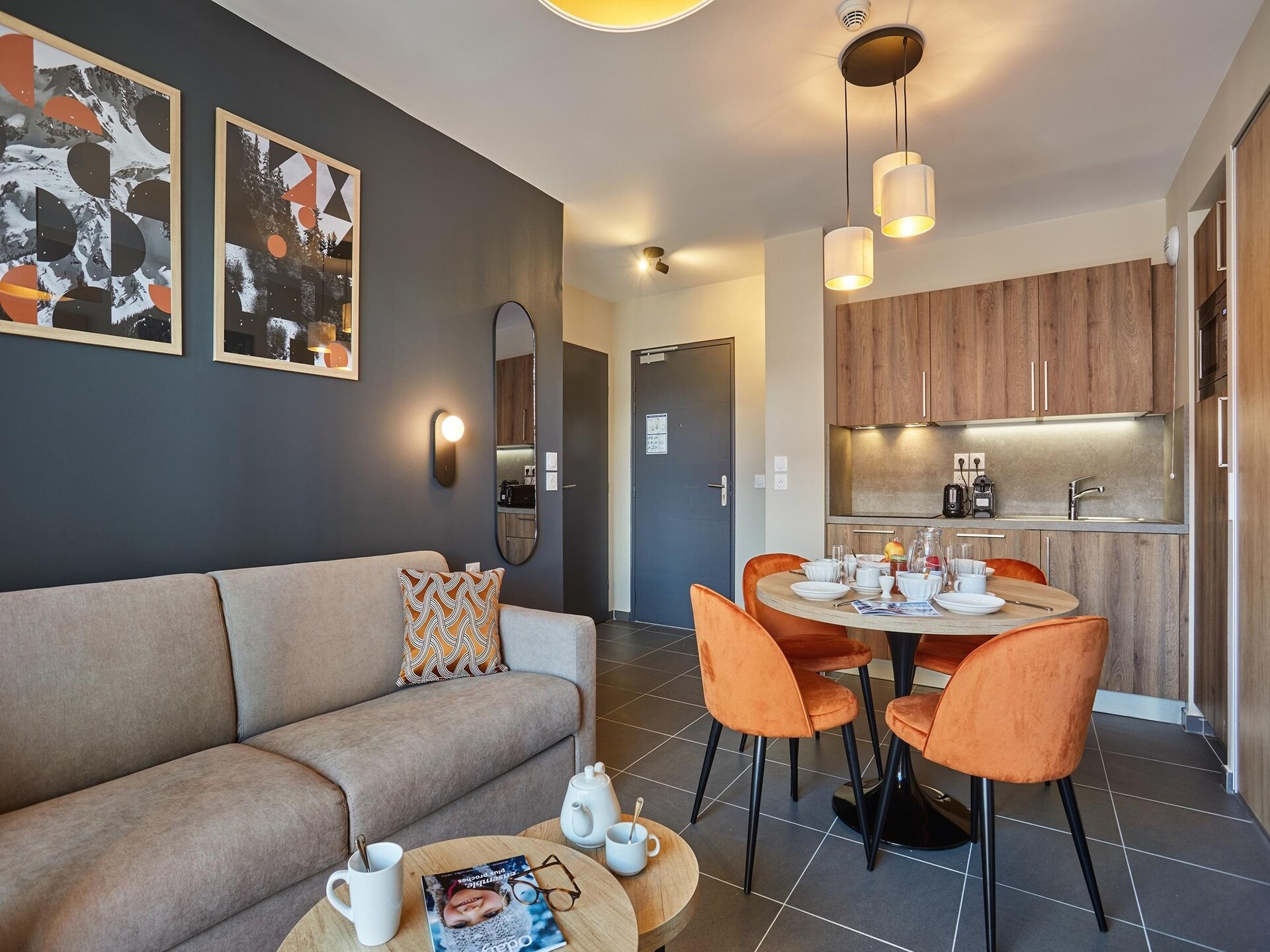 Modern bergappartement voor 8 personen in Auron, vlakbij de pistes - foto 14