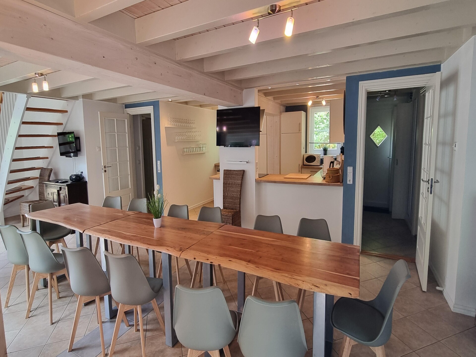 Familienhaus am Wald: Luxe vakantiehuis voor 14 personen aan de Scharmützelsee - foto 12