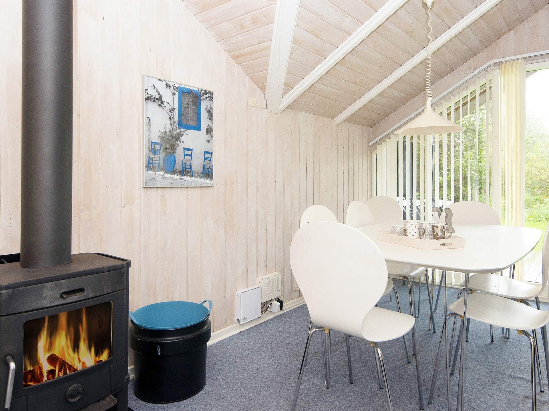 Sfeervol vakantiehuis in Fårvang met sauna en grote tuin - foto 4
