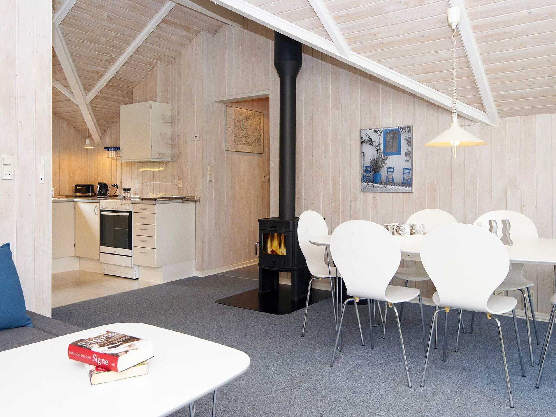 Sfeervol vakantiehuis in Fårvang met sauna en grote tuin - foto 5