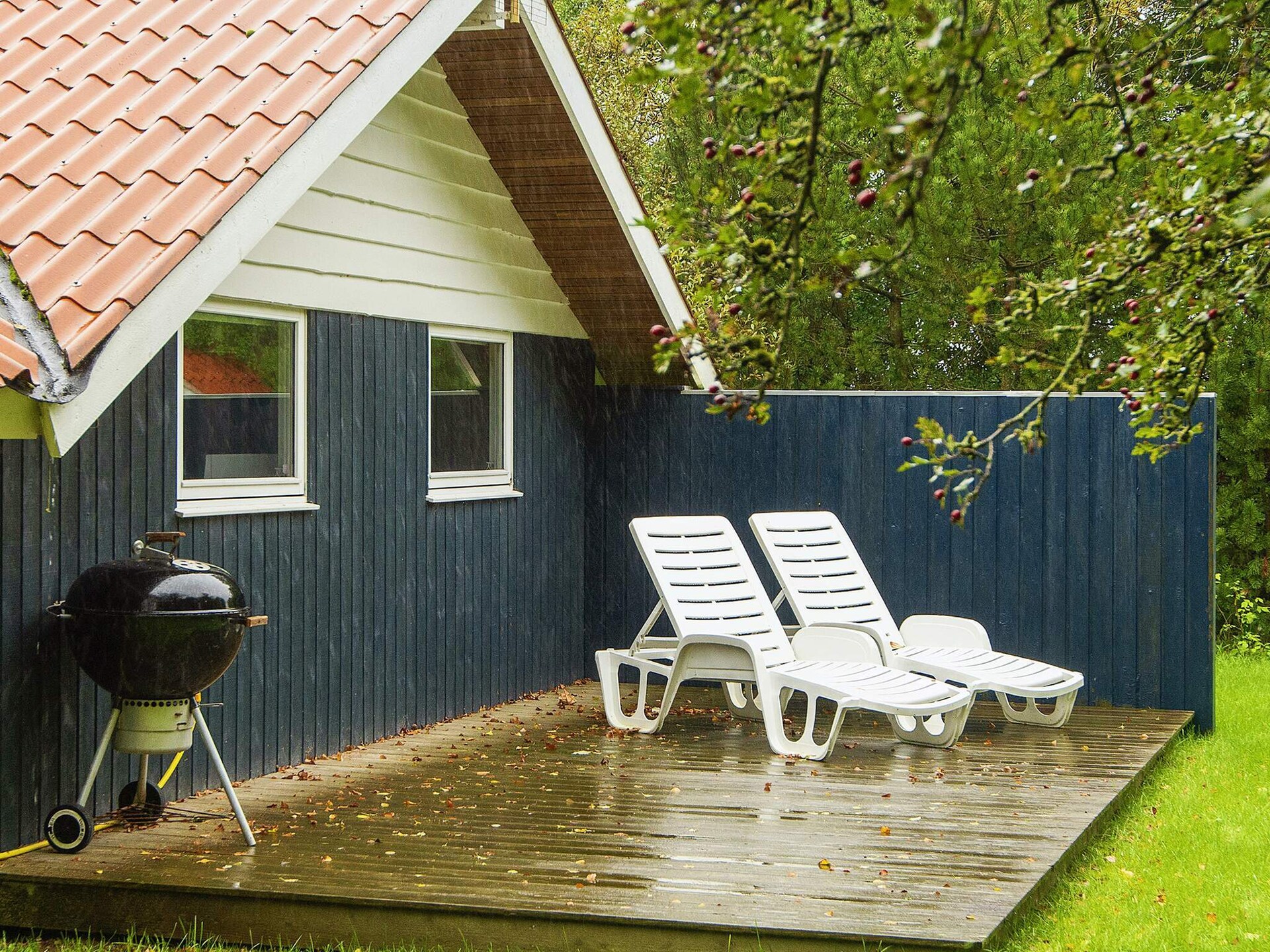 Sfeervol vakantiehuis in Fårvang met sauna en grote tuin - foto 15