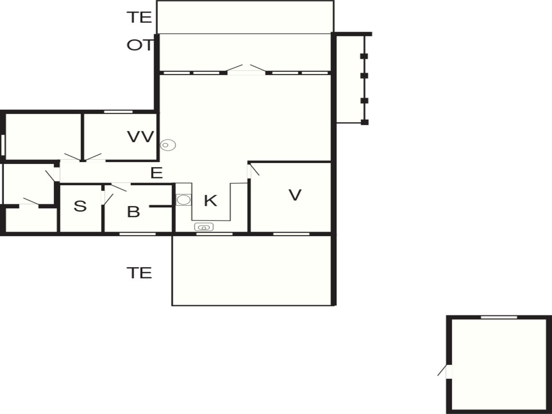 Sfeervol vakantiehuis in Fårvang met sauna en grote tuin - foto 17