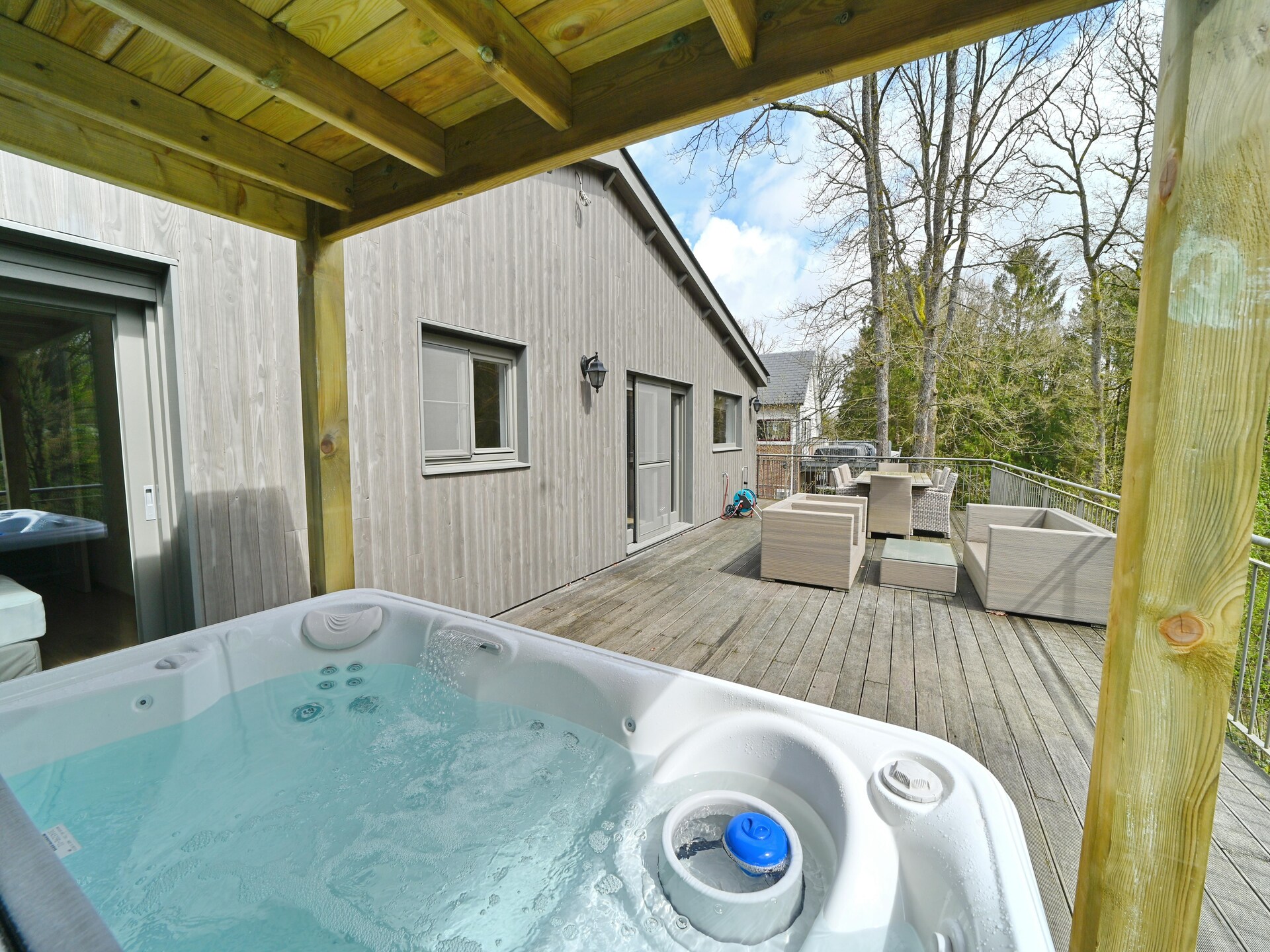 Modern vakantiehuis met bubbelbad en sauna in Barvaux - foto 23