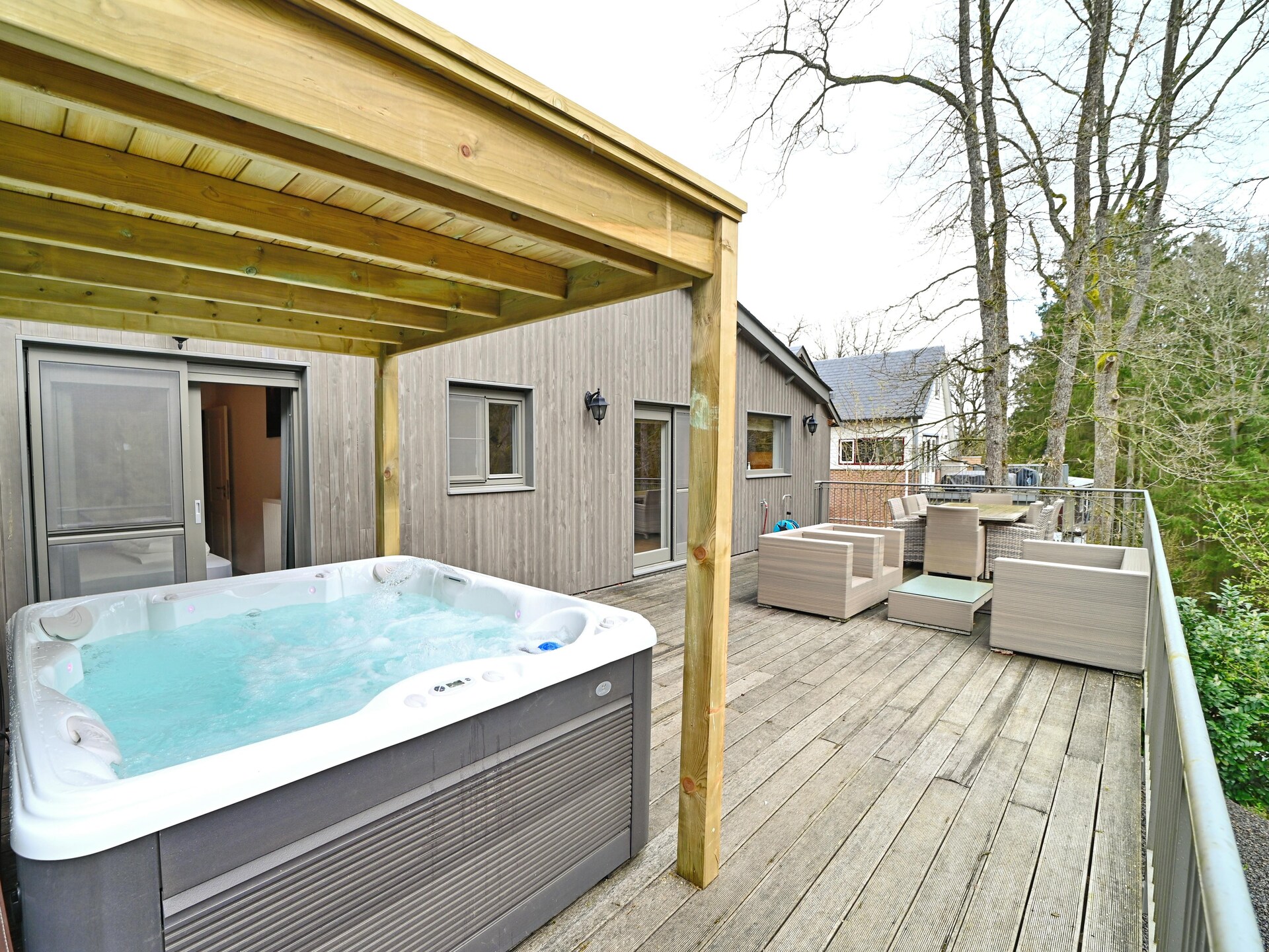 Modern vakantiehuis met bubbelbad en sauna in Barvaux - foto 20
