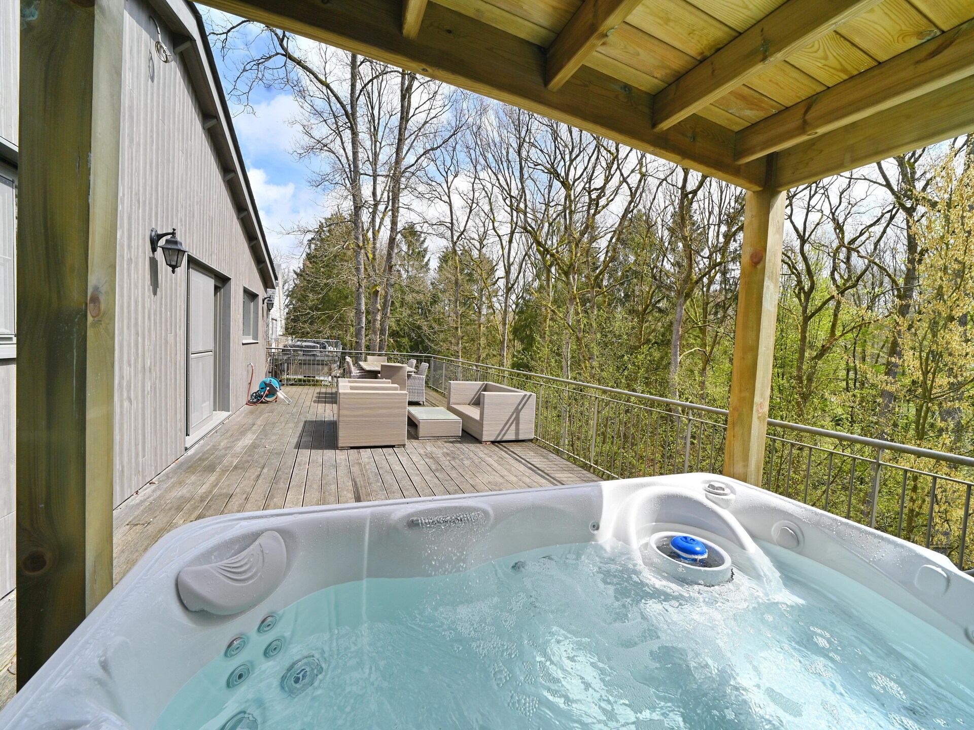 Modern vakantiehuis met bubbelbad en sauna in Barvaux - foto 2