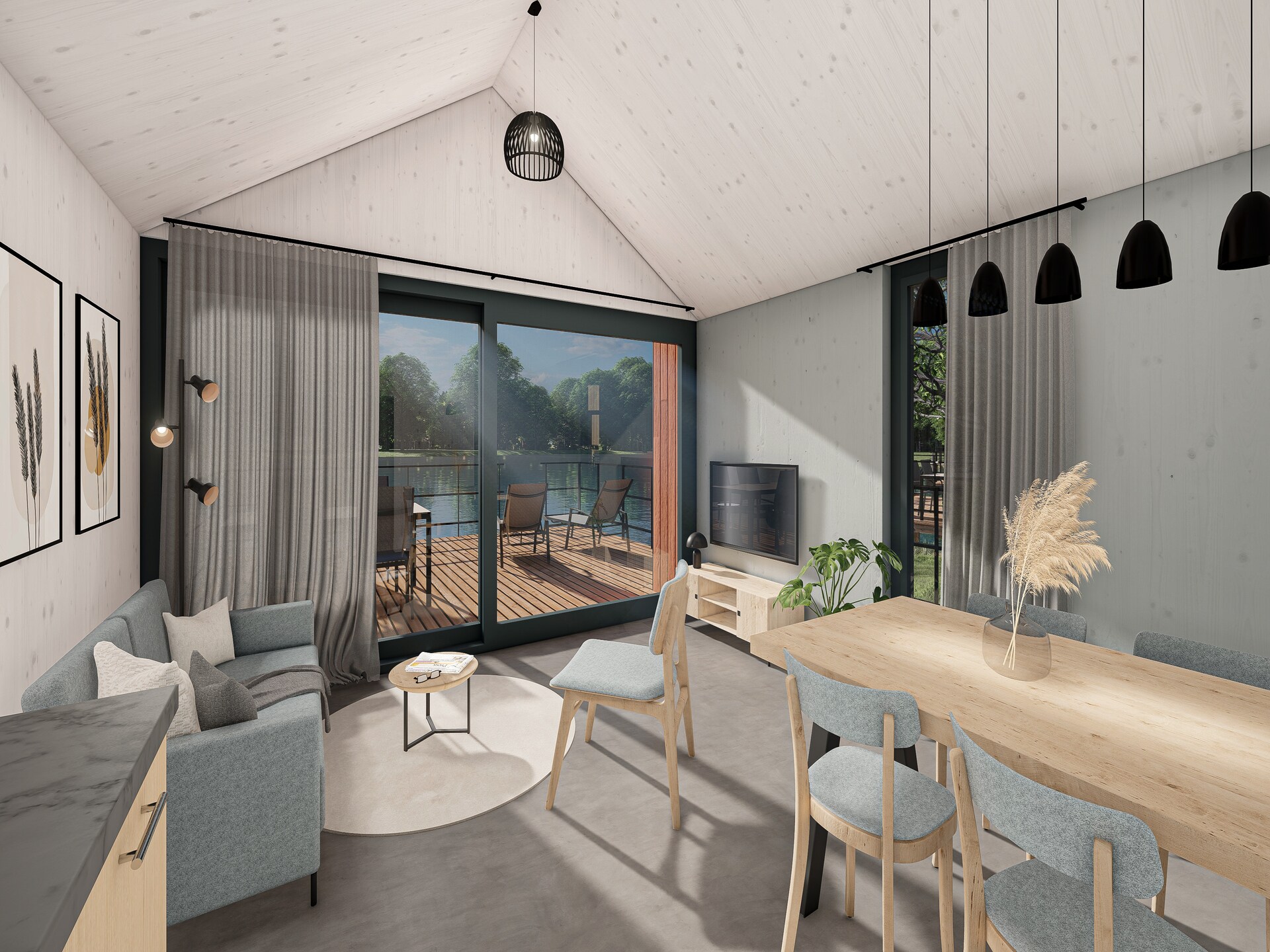 Vrijstaande waterlodge voor 4 personen in Arcen, Limburg - foto 2