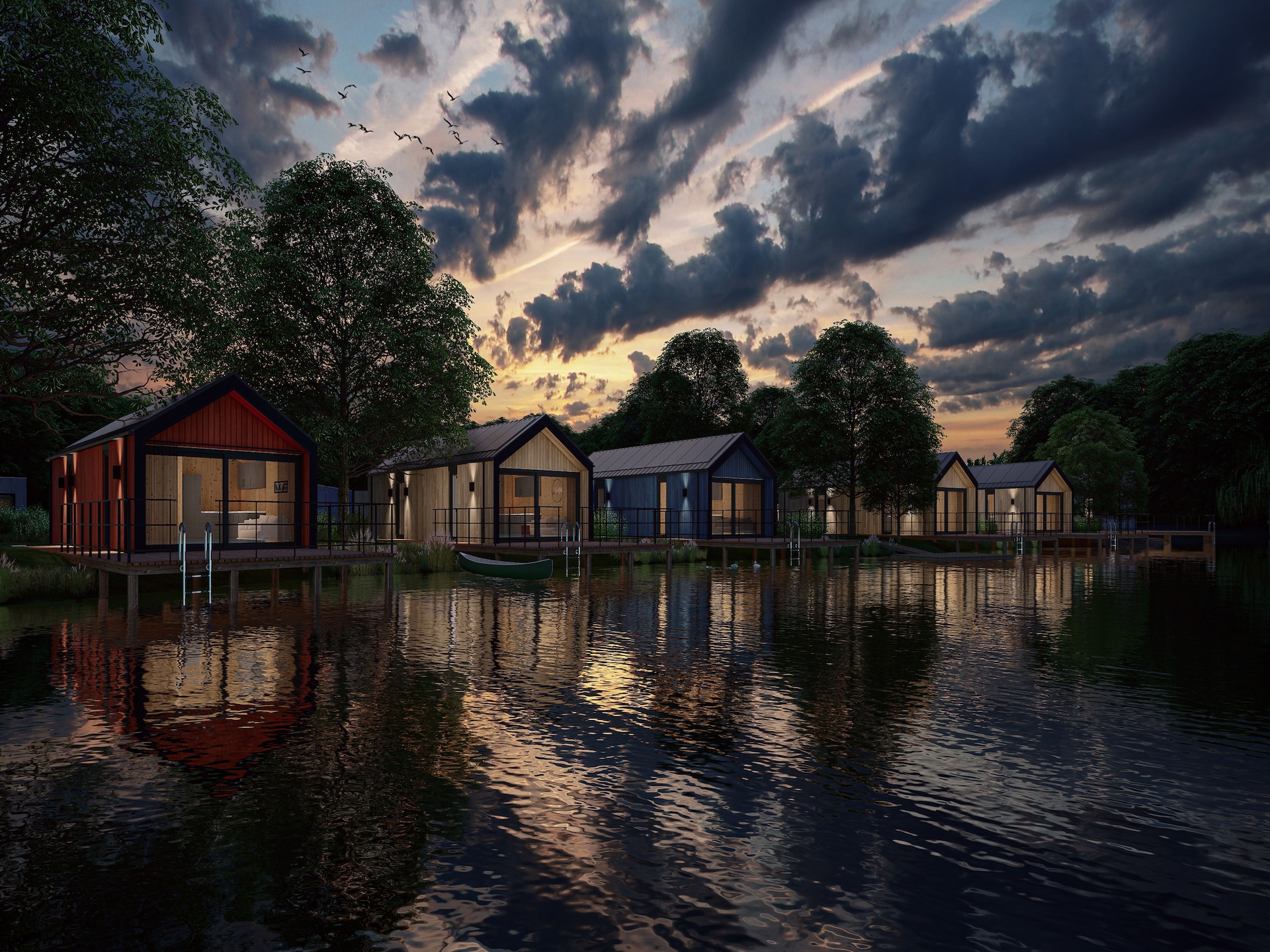Vrijstaande waterlodge voor 4 personen in Arcen, Limburg - foto 7
