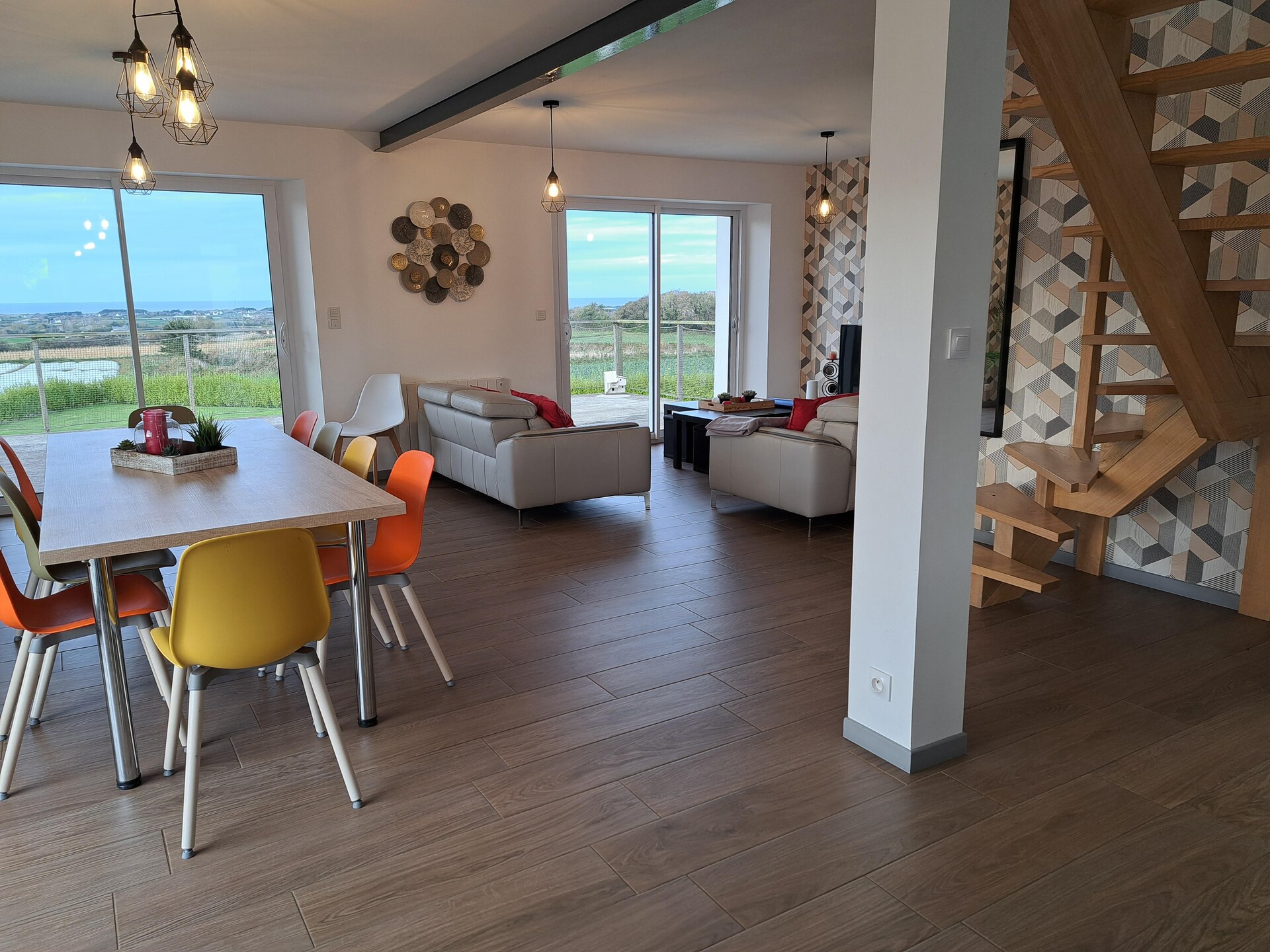 Vrijstaand vakantiehuis met panoramisch zeezicht voor 10 personen in Cléder - foto 5