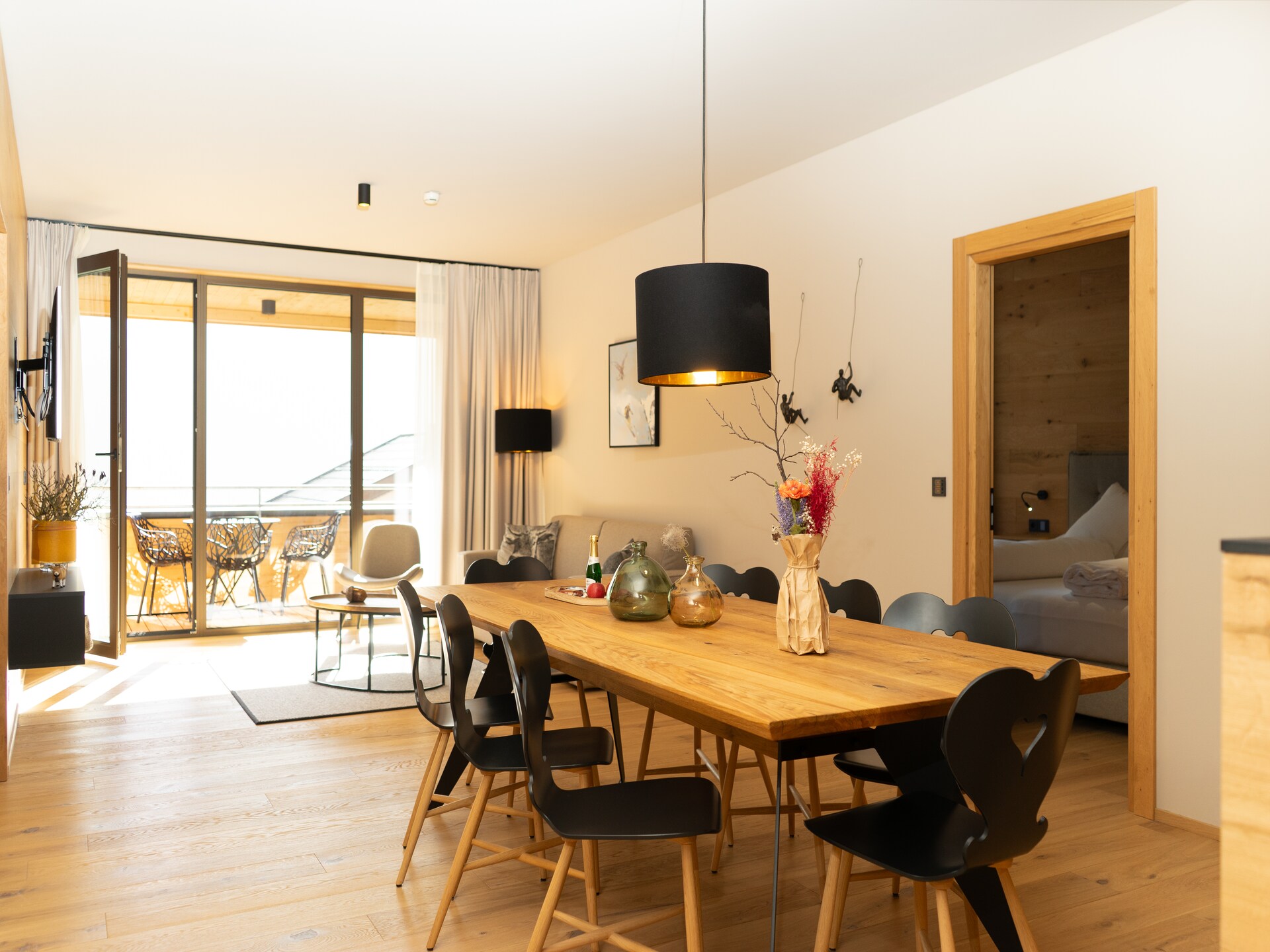 Modern Alpenappartement voor 6 op zonnig hoogplateau bij Ski Arlberg - foto 7