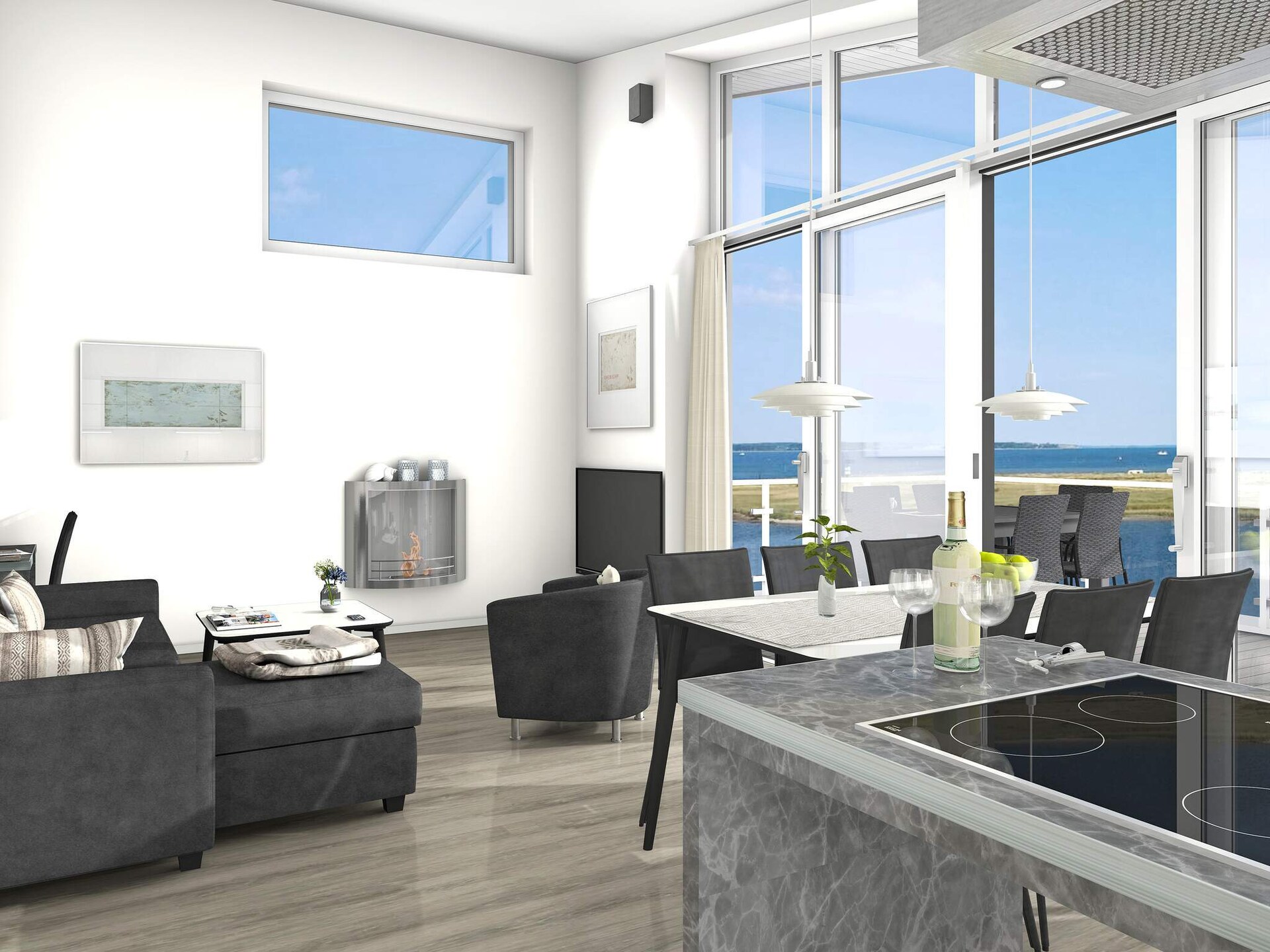 Penthouse aan de haven van Marina Wendtorf met panoramisch zeezicht - foto 3
