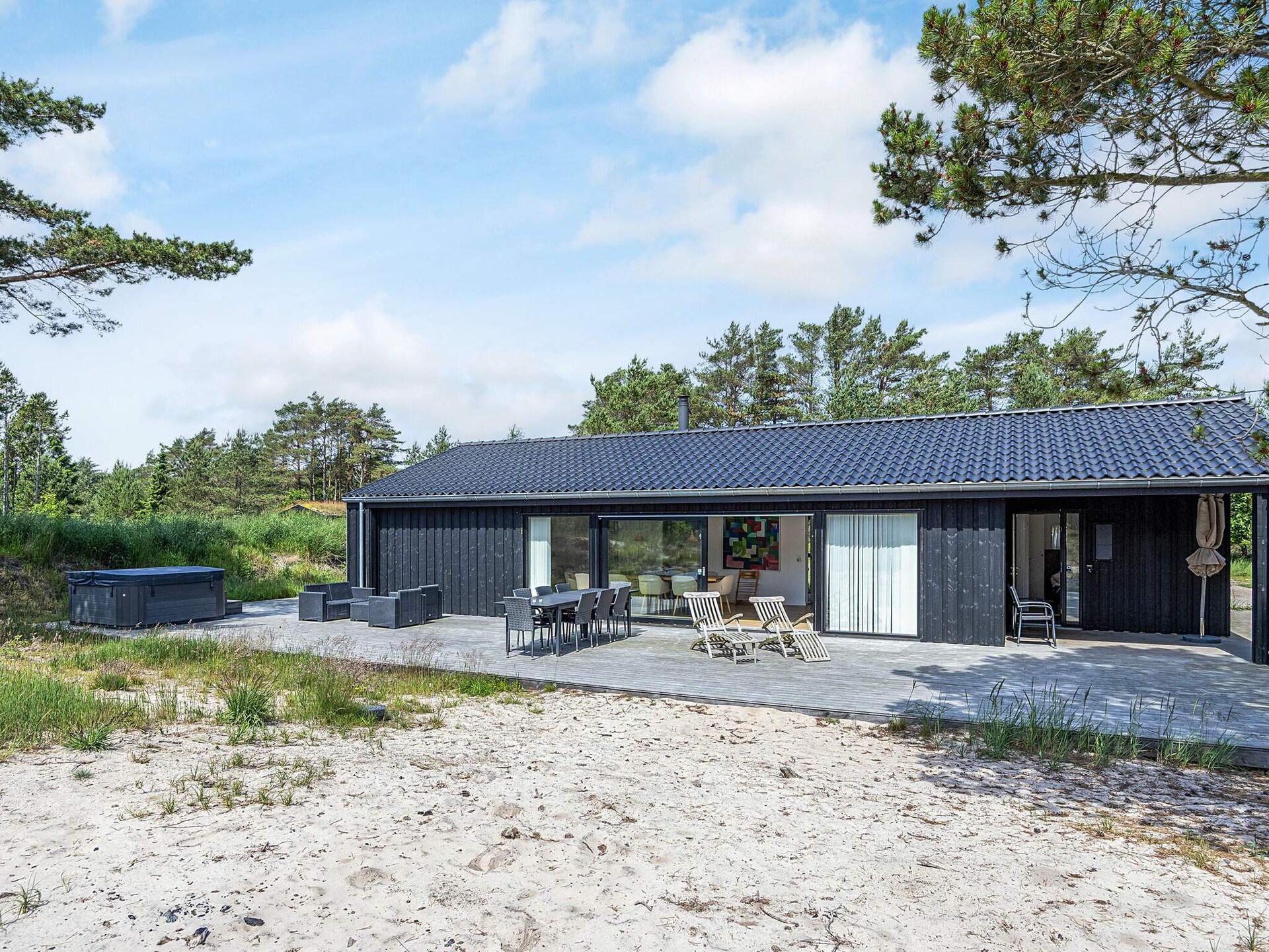Golfbaan op 600m: Modern vakantiehuis voor 12 personen in Ålbæk - foto 3
