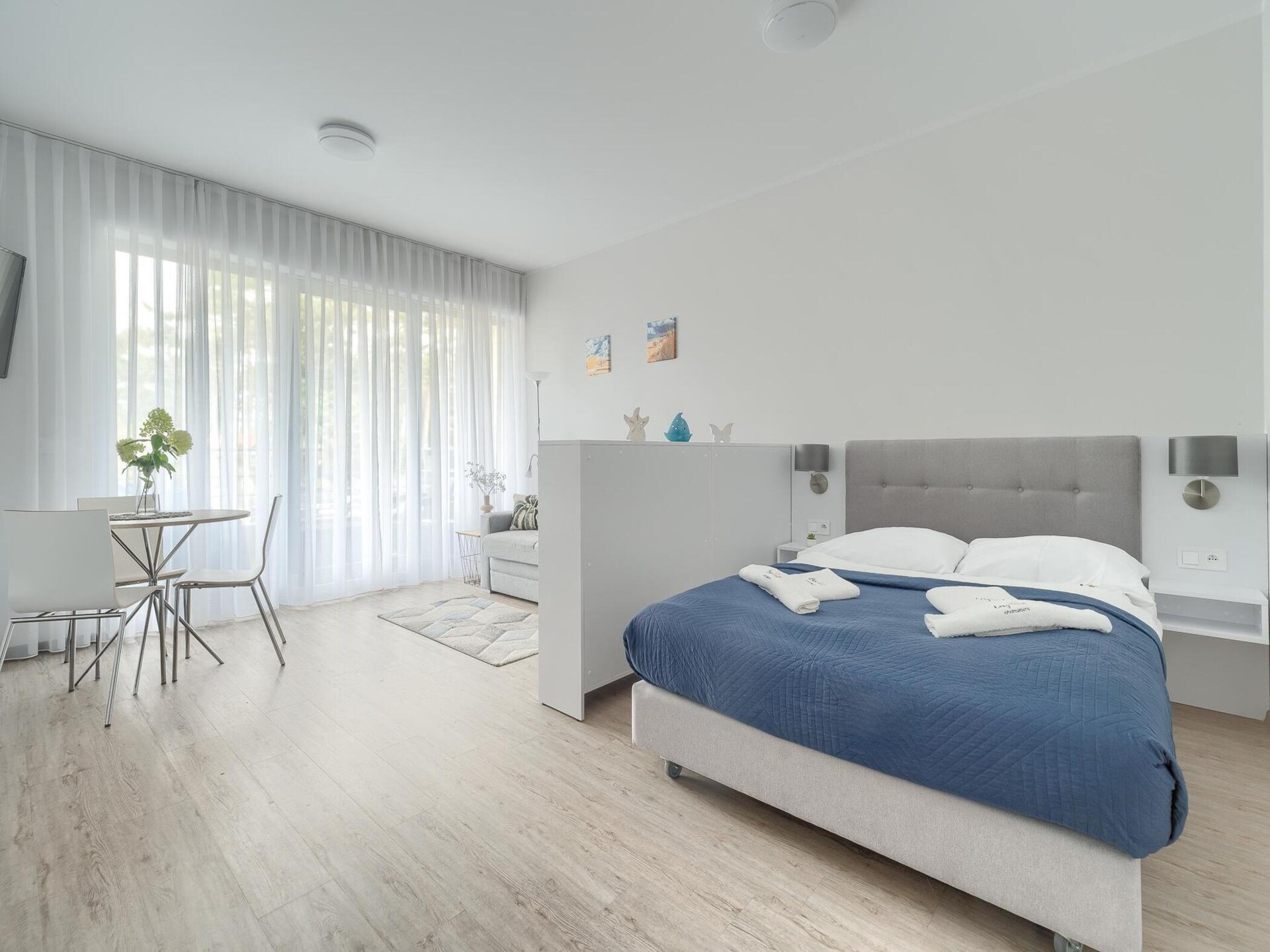 Knus appartement voor 4 op 70 meter van het strand in Pobierowo - foto 9