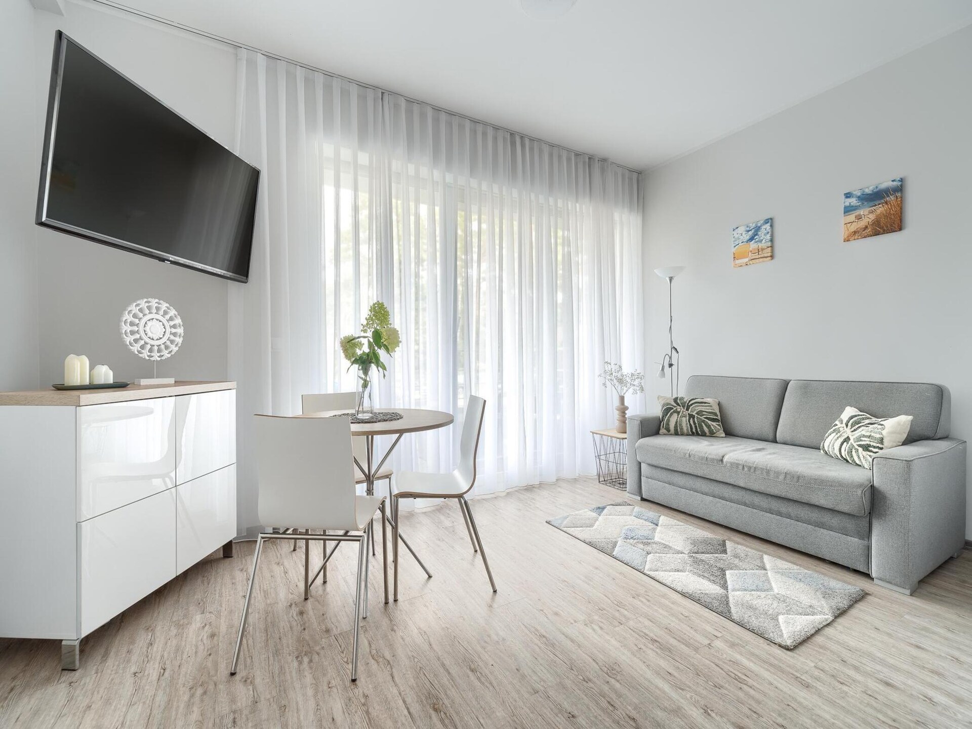 Knus appartement voor 4 op 70 meter van het strand in Pobierowo - foto 1