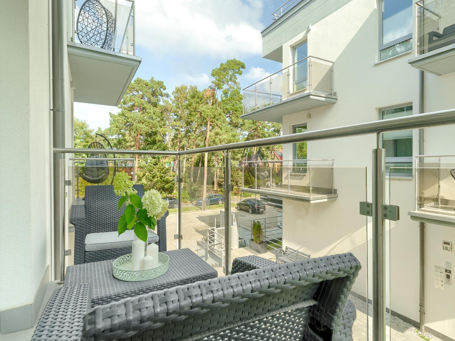 Appartement voor 4 op 70 meter van strand in Pobierowo met balkon - foto 11