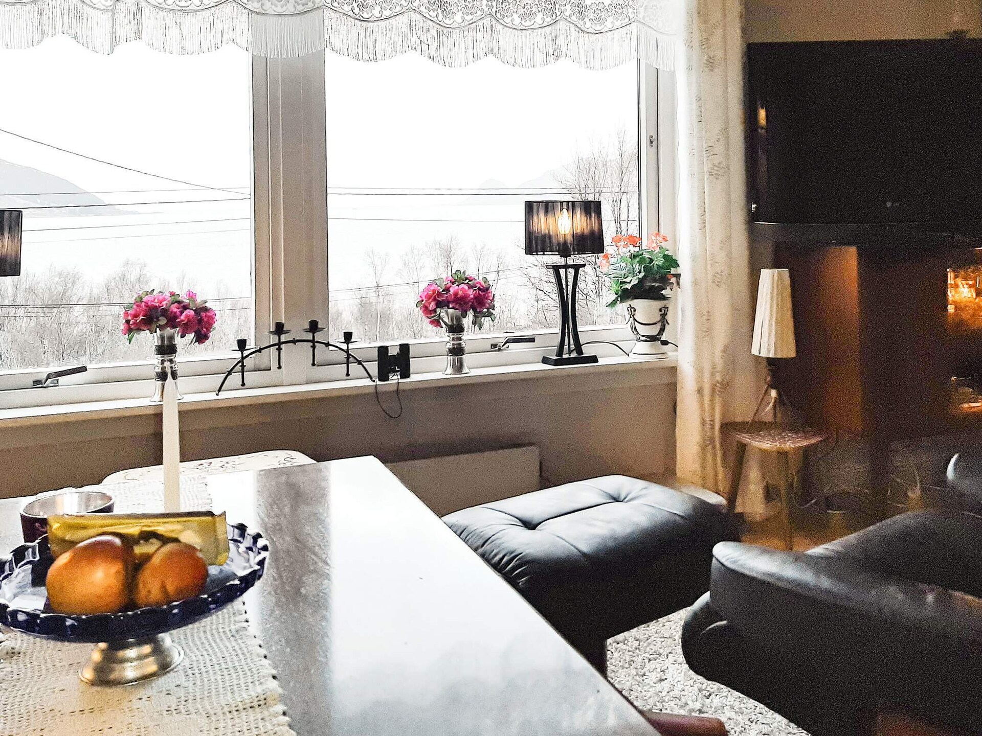 Panoramavakantiehuis bij Åram met fjordzicht en privé sfeer - foto 13