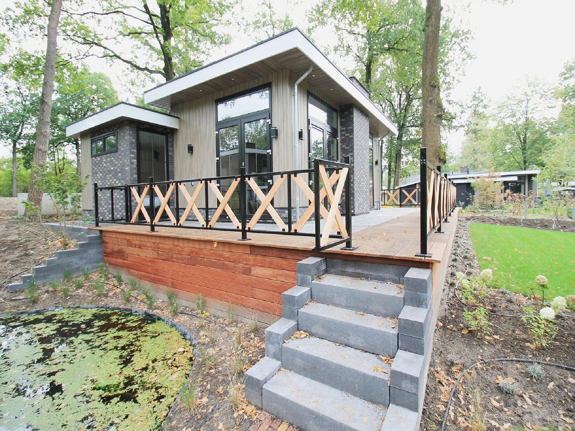 Luxe boshuis met vijverzicht op de Veluwe, huisdieren welkom - foto 7