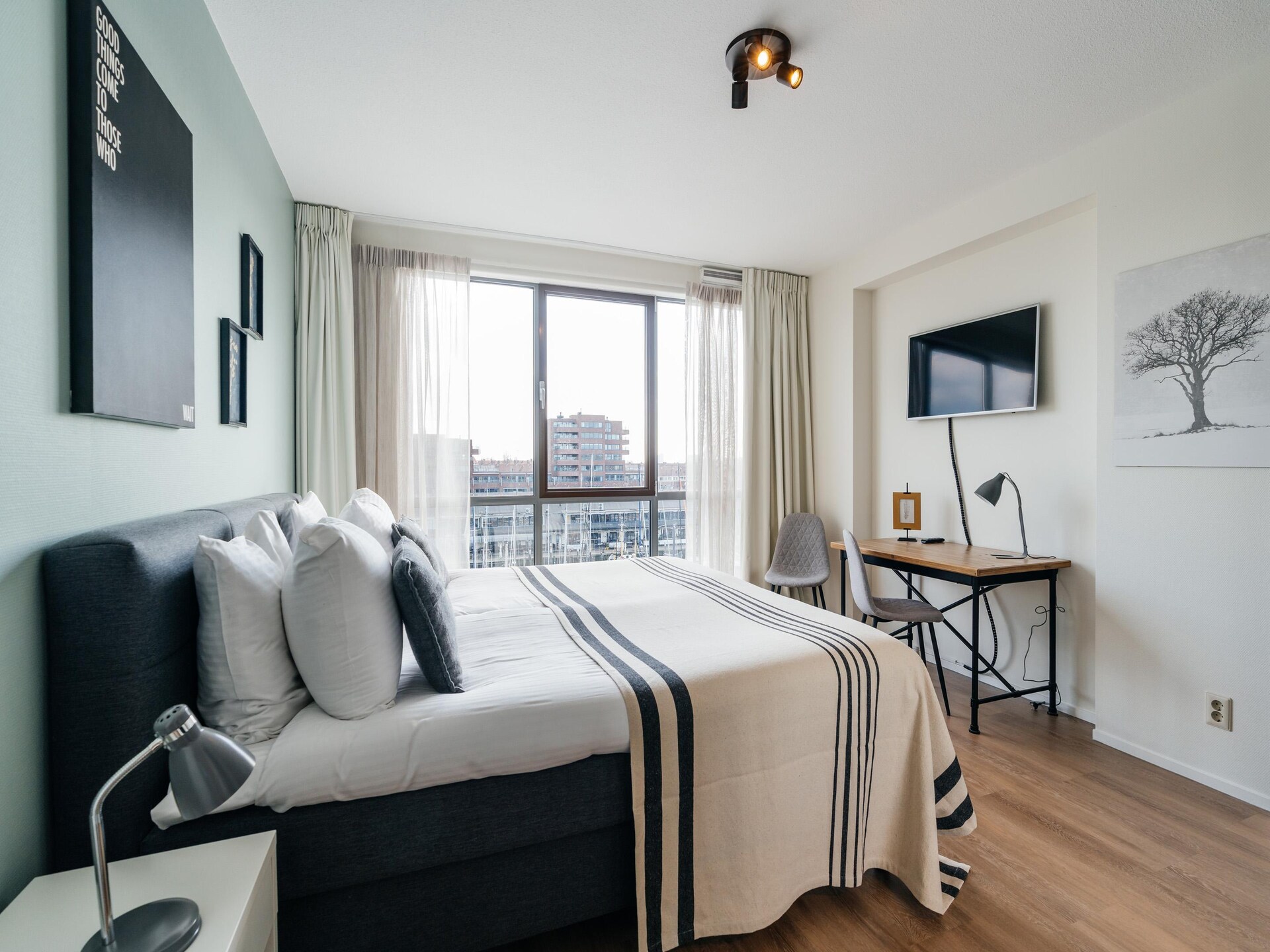 Modern appartement in Scheveningen, 900m van strand en haven - foto 15