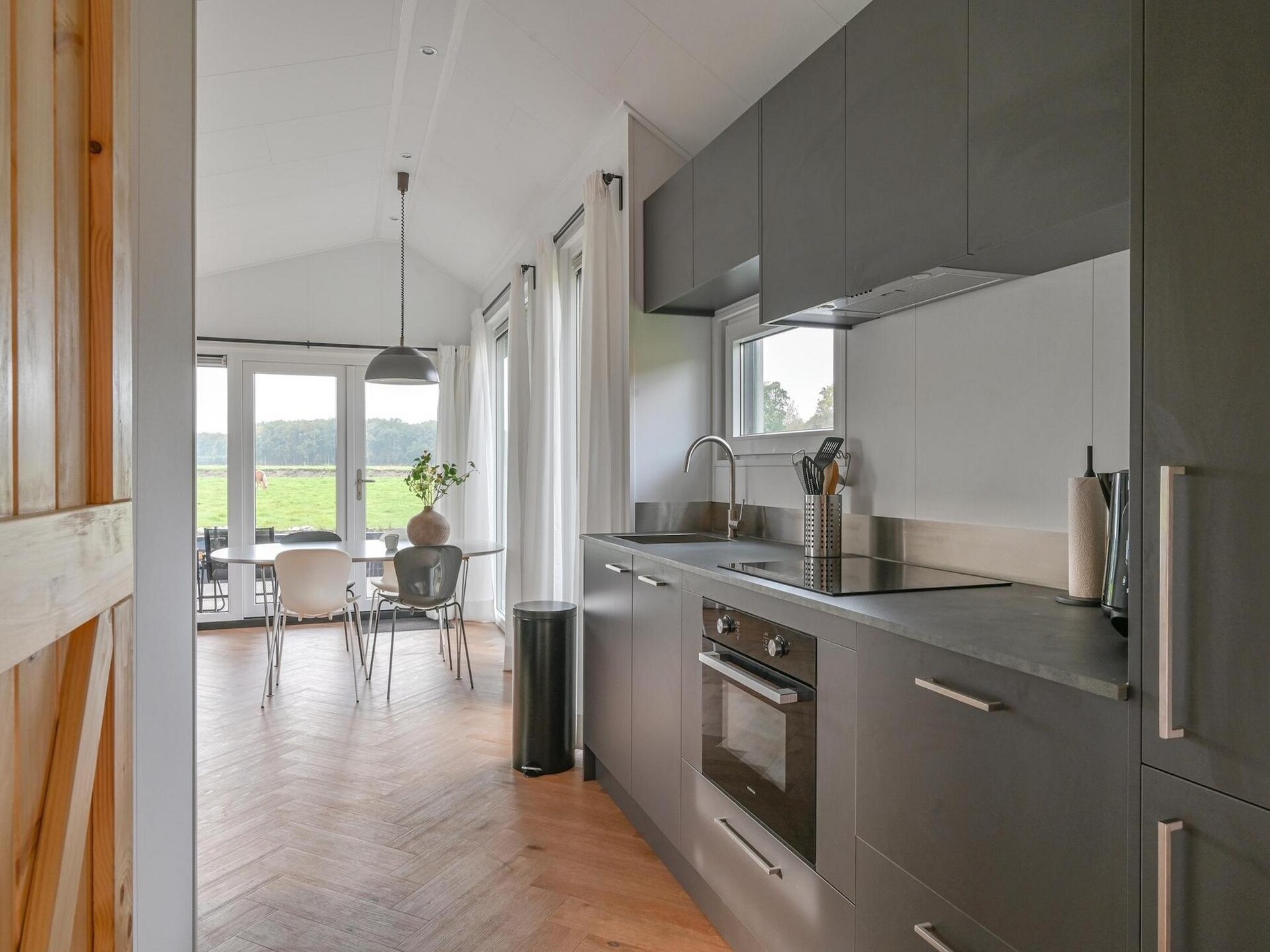 Modern chalet aan parkrand met vrij uitzicht in Hoogersmilde - foto 4