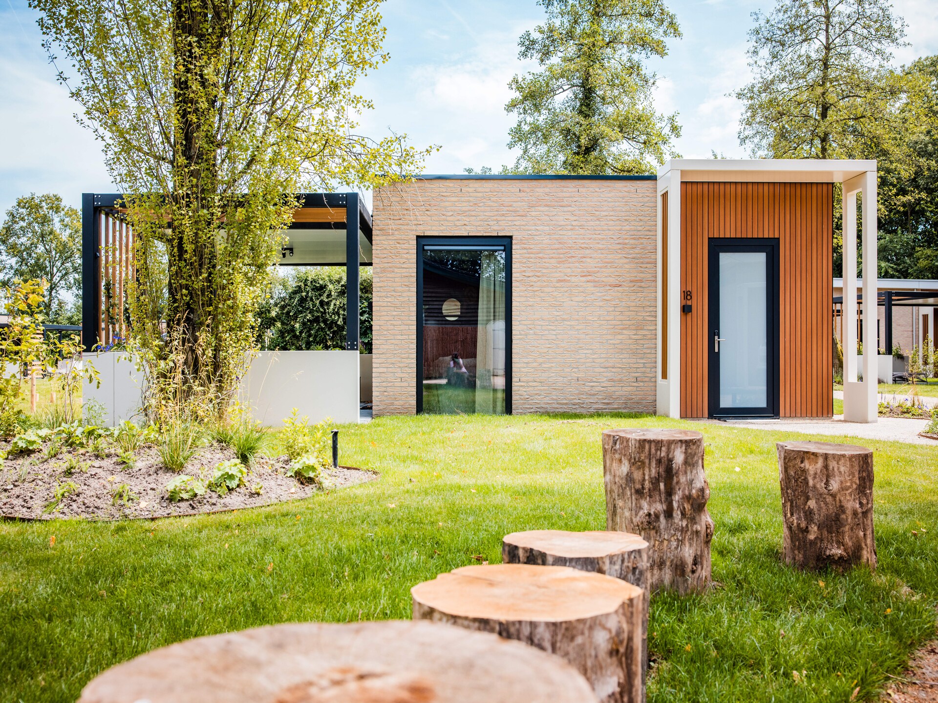 Vrijstaand vakantiehuis op de Veluwe met zwembad en sauna op park - foto 7