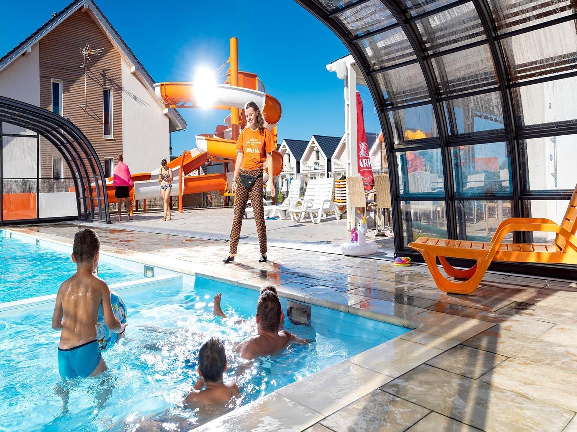 Knus appartement voor 4 in bosrijk vakantiepark bij strand Sarbinowo - foto 11