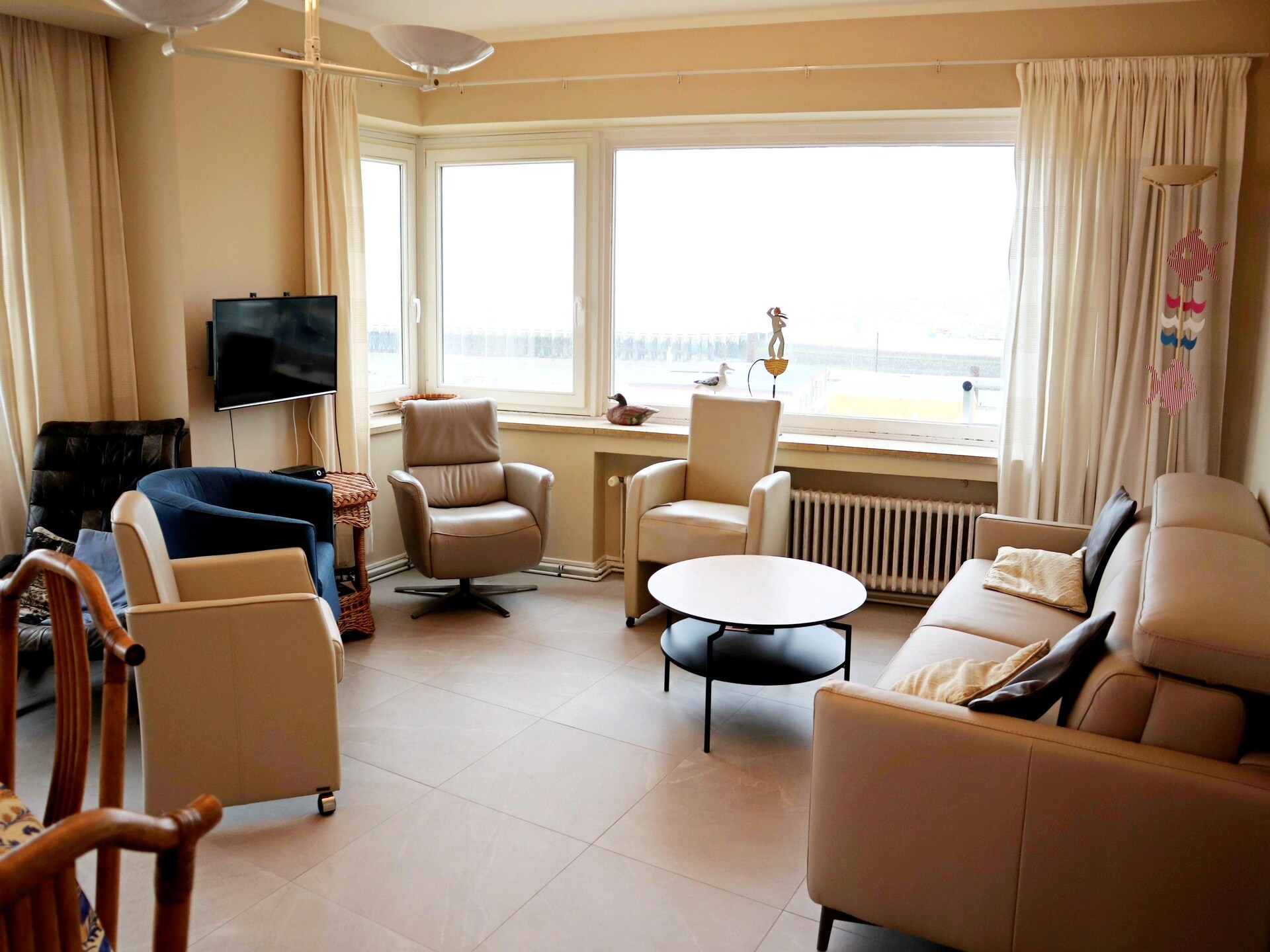 Zeezicht appartement voor 8 personen op de dijk van Nieuwpoort - foto 1
