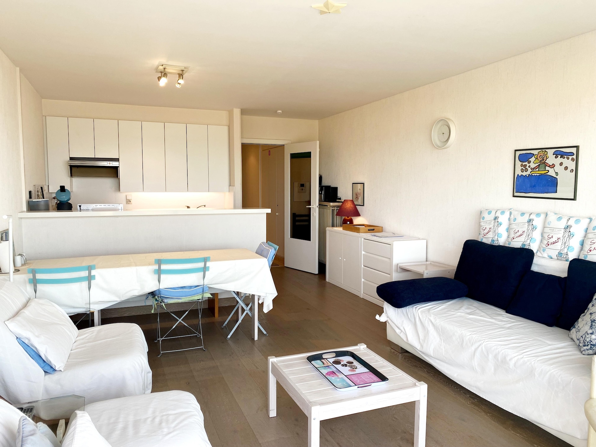 4-persoons appartement met zeezicht op de zeedijk van Nieuwpoort · 4 pers. - foto 11